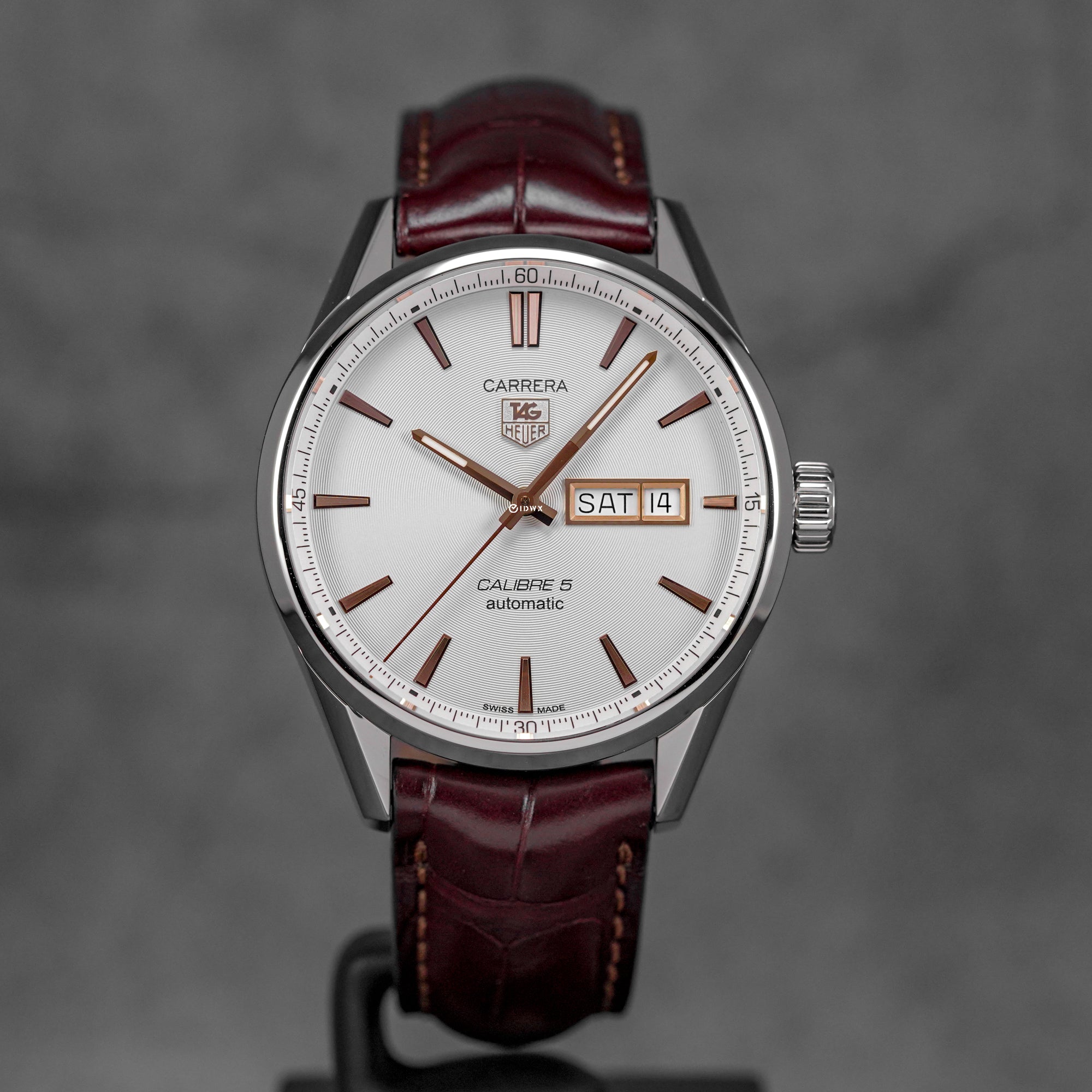 CARRERA CALIBRE 5 DAY-DATE WHITE DIAL (WATCH ONLY)