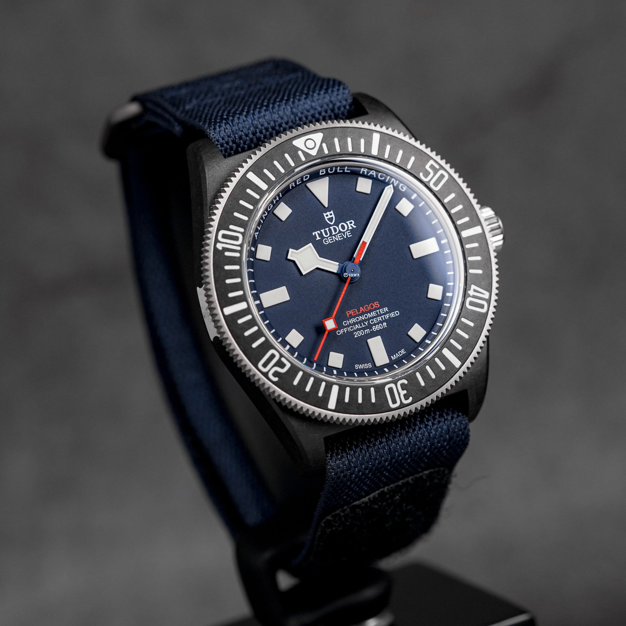 PELAGOS FXD BLACK CARBON 'ALINGHI RED BULL' BLUE DIAL (2026)