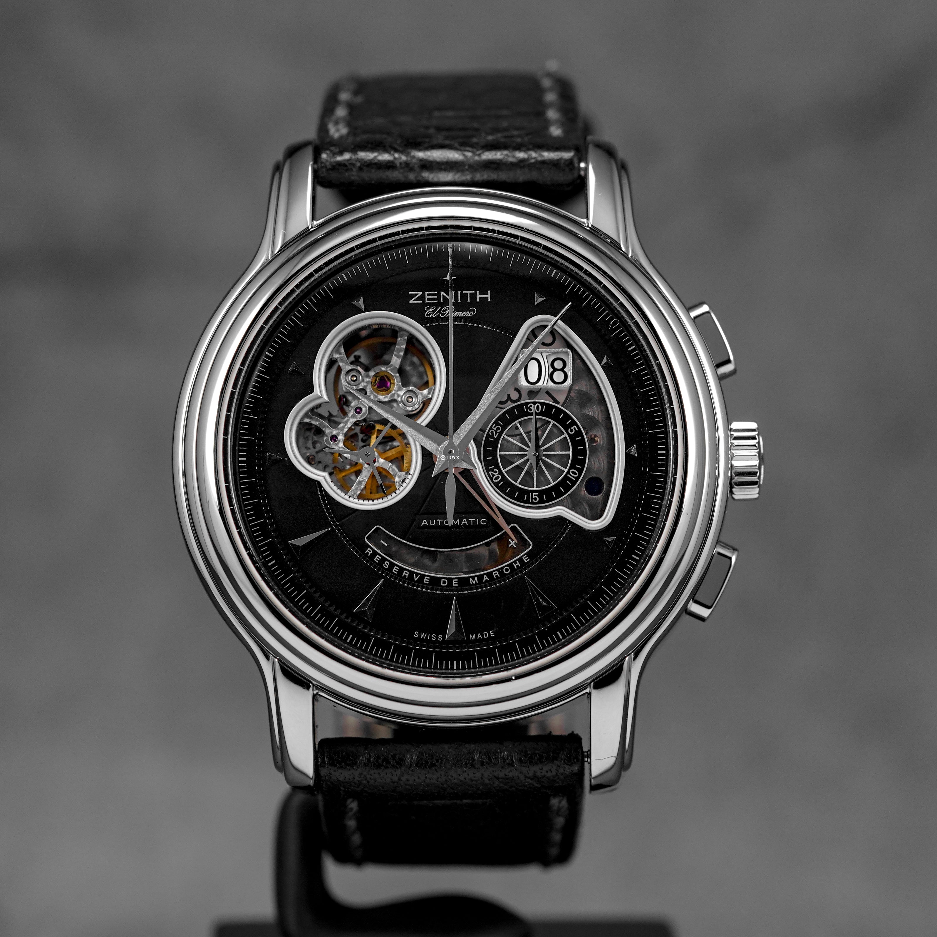 CHRONOMASTER OPEN GRANDE DATE BLACK DIAL (UNDATED)