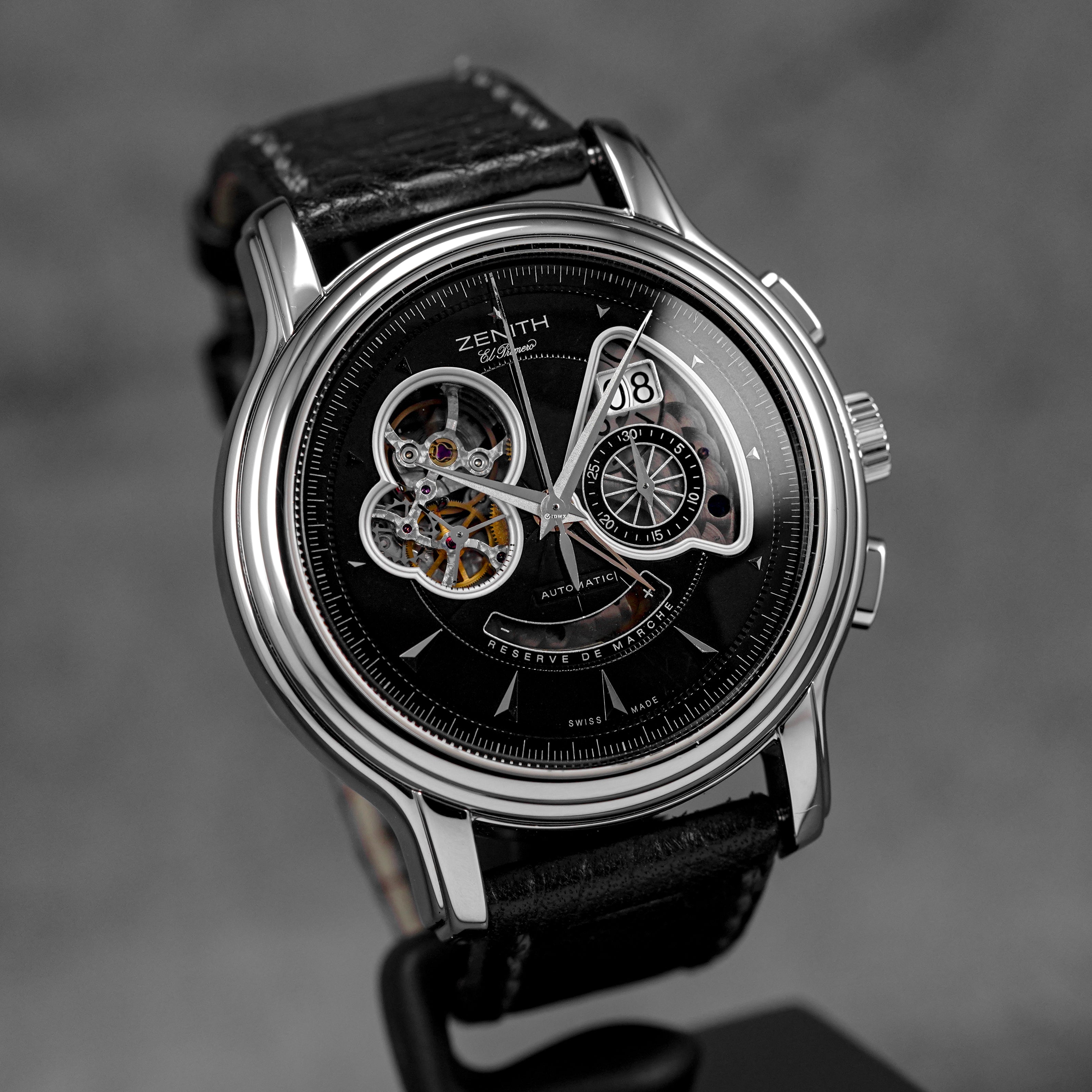 CHRONOMASTER OPEN GRANDE DATE BLACK DIAL (UNDATED)