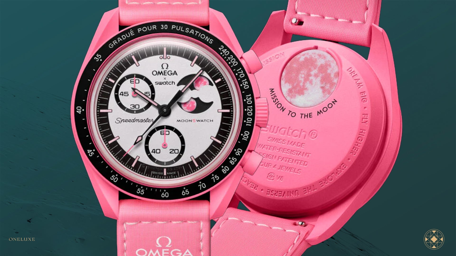 Omega x Swatch MoonSwatch Mission to The Pink Moonphase