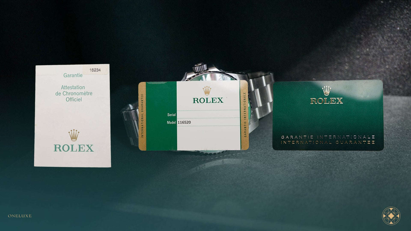 evolusi kartu garansi rolex