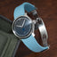 Curved Rubber Strap Baby Blue