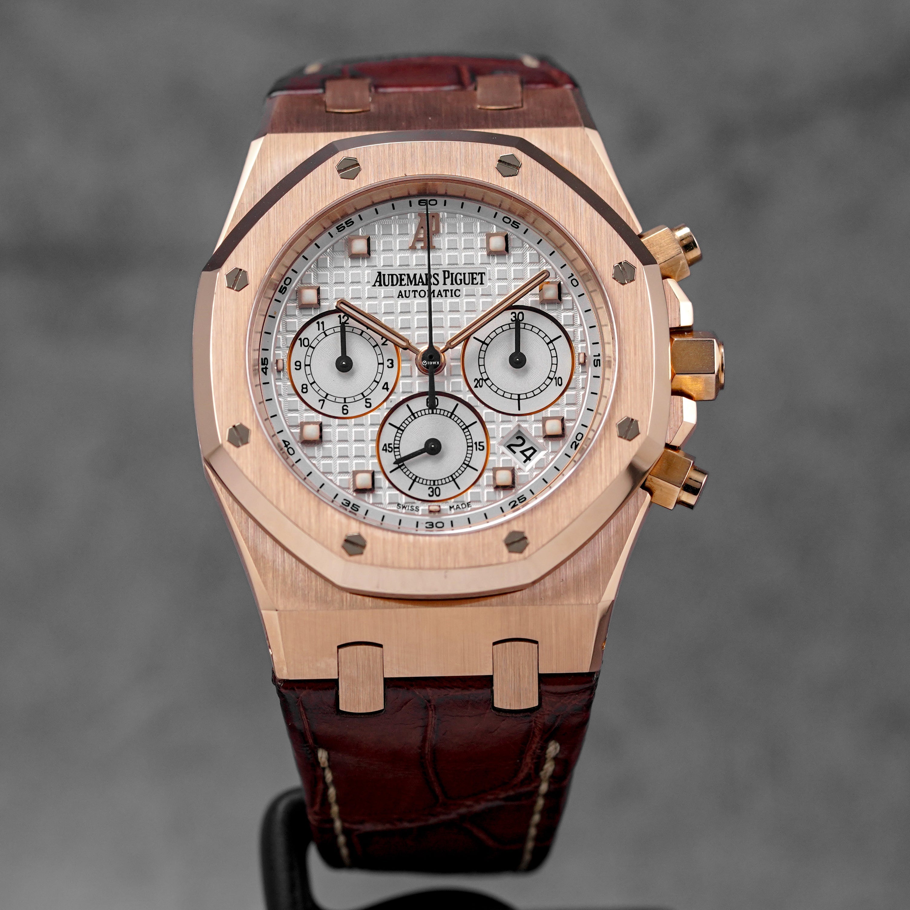ROYAL OAK CHRONOGRAPH 39MM ROSEGOLD SILVER DIAL (WATCH ONLY)