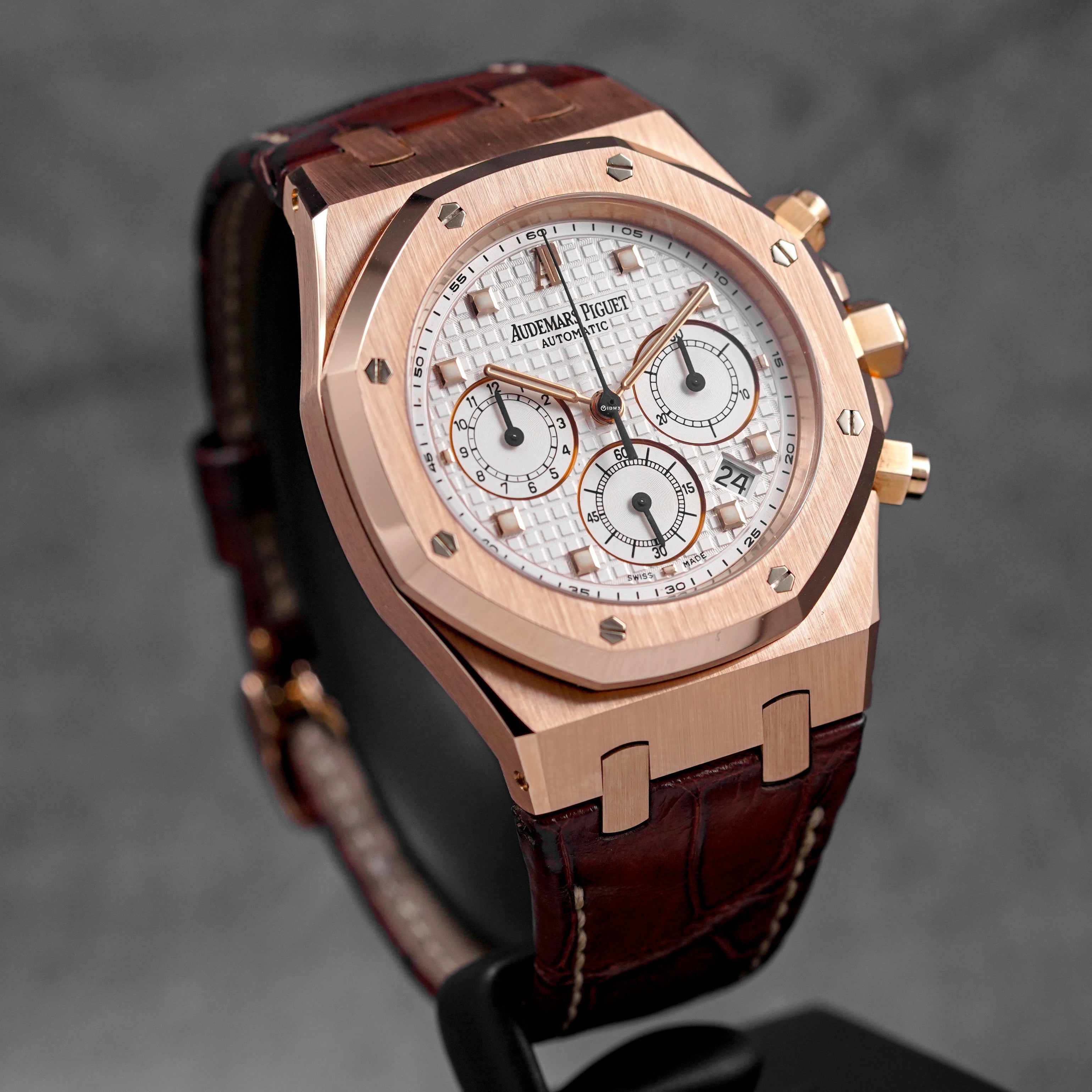 ROYAL OAK CHRONOGRAPH 39MM ROSEGOLD SILVER DIAL (WATCH ONLY)