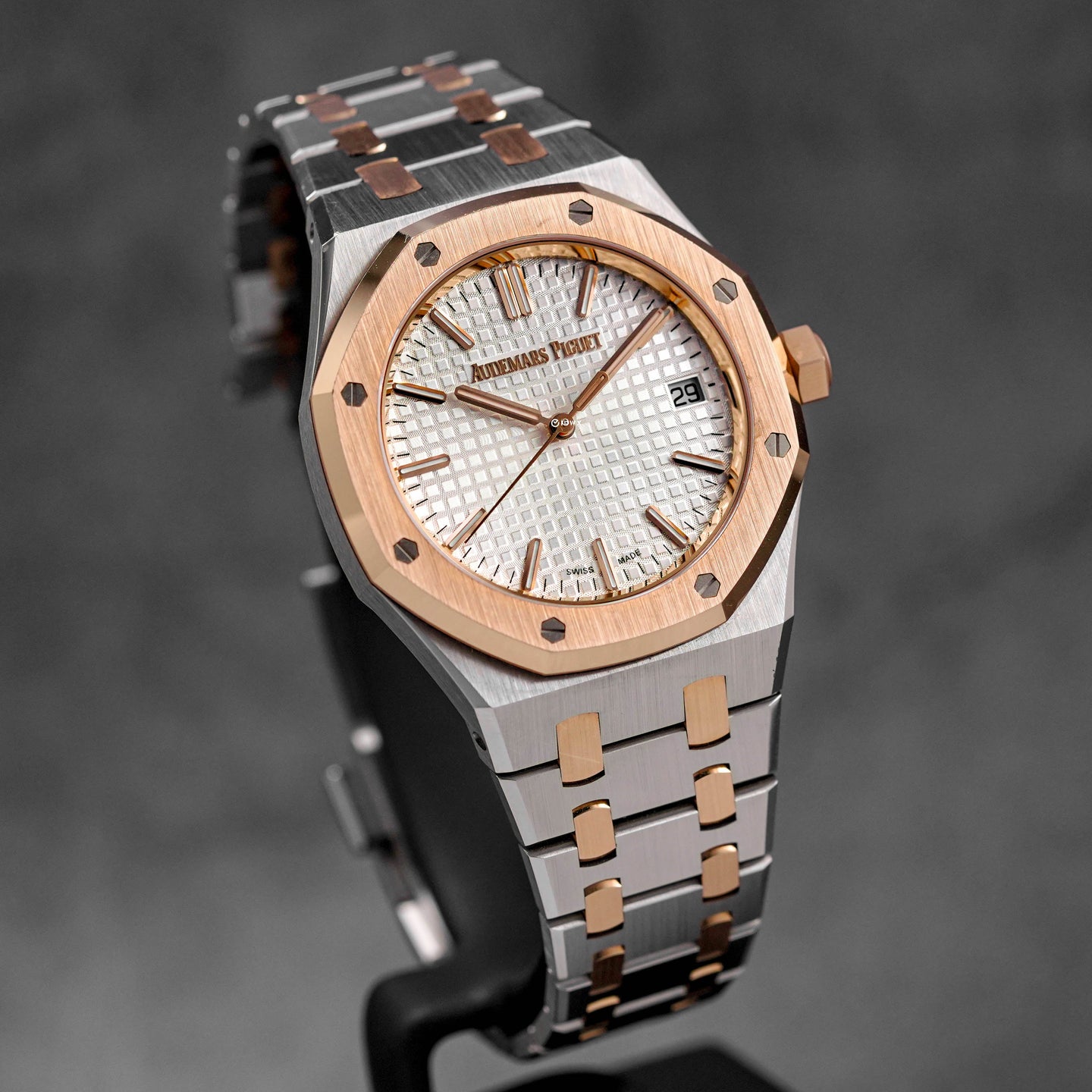 ROYAL OAK 37MM 15550 TWOTONE ROSEGOLD WHITE DIAL (2023)