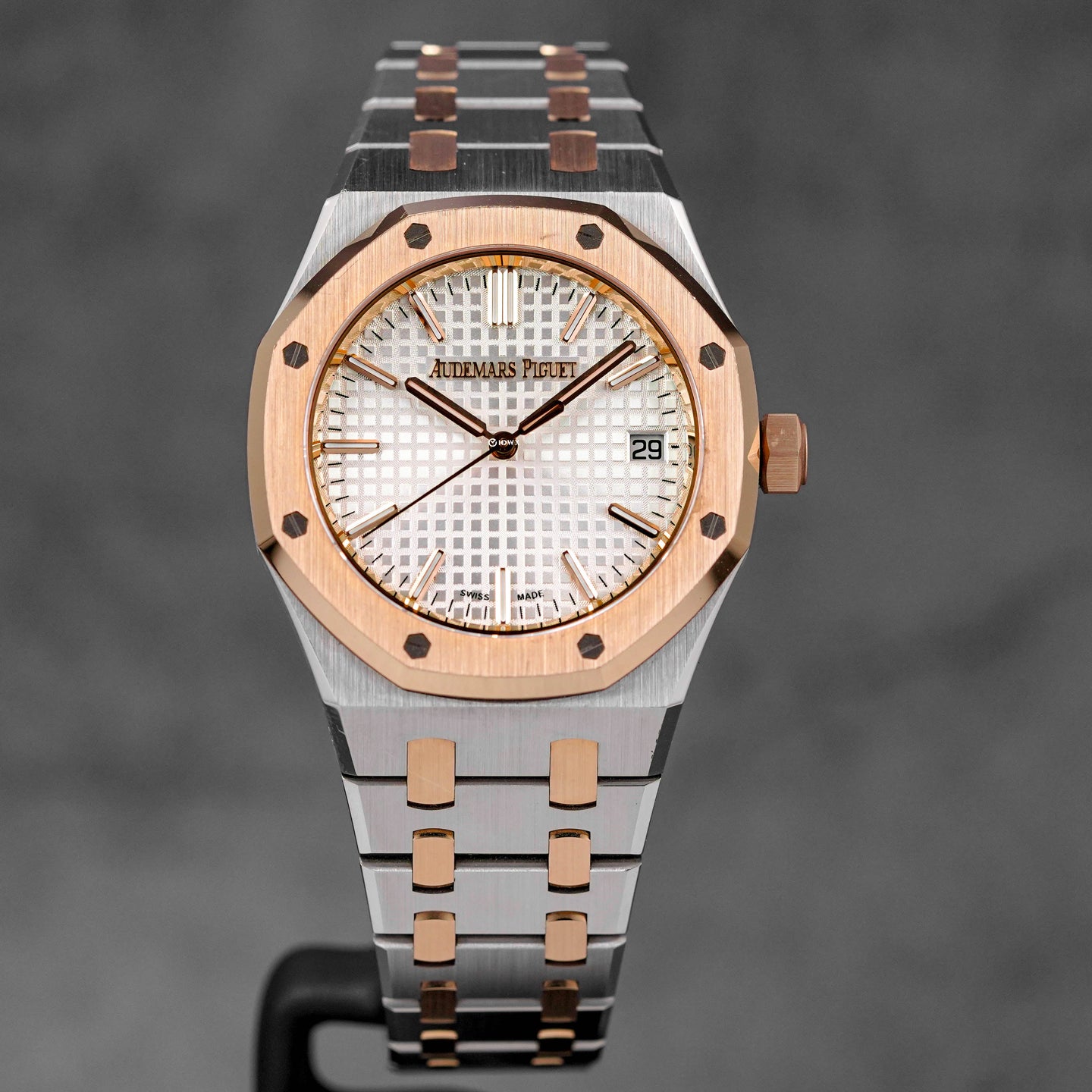 ROYAL OAK 37MM 15550 TWOTONE ROSEGOLD WHITE DIAL (2023)