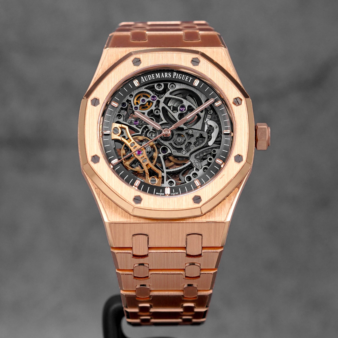 ROYAL OAK 41MM 15407 ROSEGOLD DOUBLE BALANCE WHEEL OPENWORKED DIAL (2023)