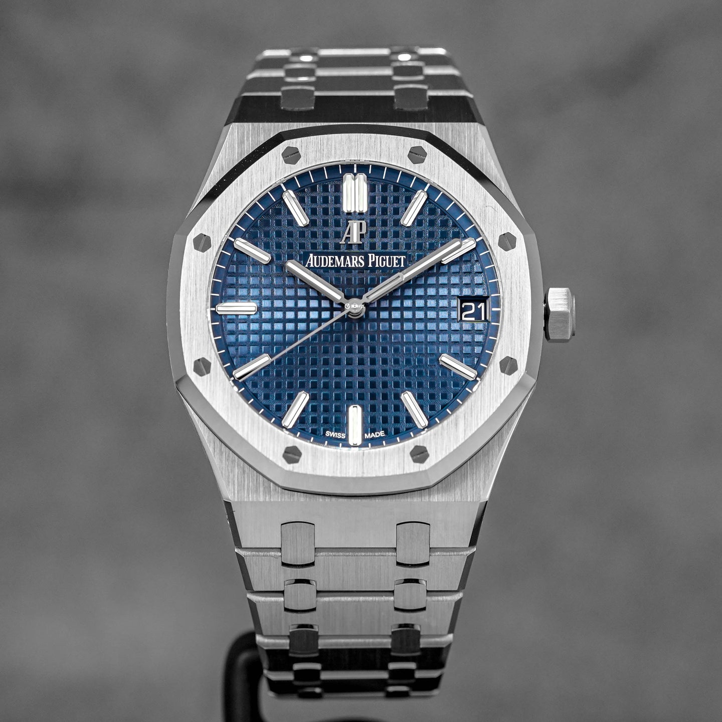 ROYAL OAK 41MM 15500 BLUE DIAL