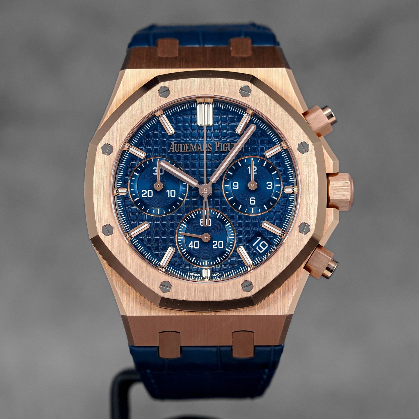 ROYAL OAK CHRONOGRAPH 41MM ROSEGOLD BLUE DIAL (2023)