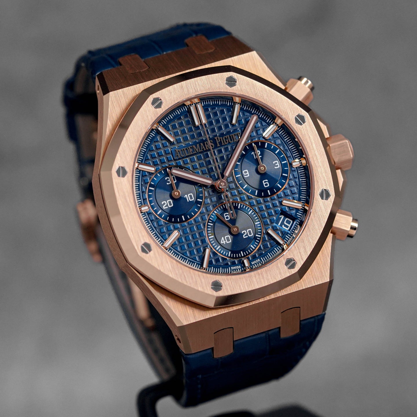 ROYAL OAK CHRONOGRAPH 41MM ROSEGOLD BLUE DIAL (2023)