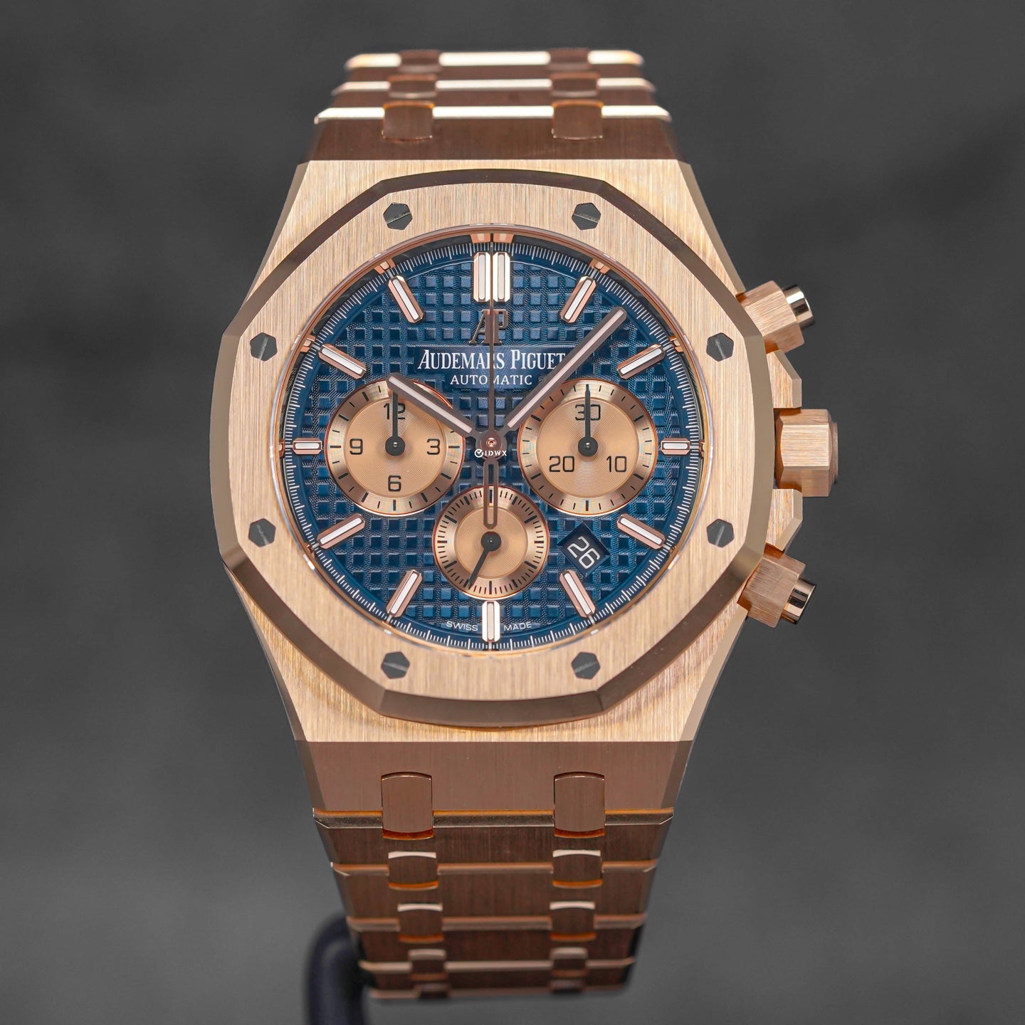 ROYAL OAK CHRONOGRAPH 41MM ROSEGOLD BLUE DIAL (2021)