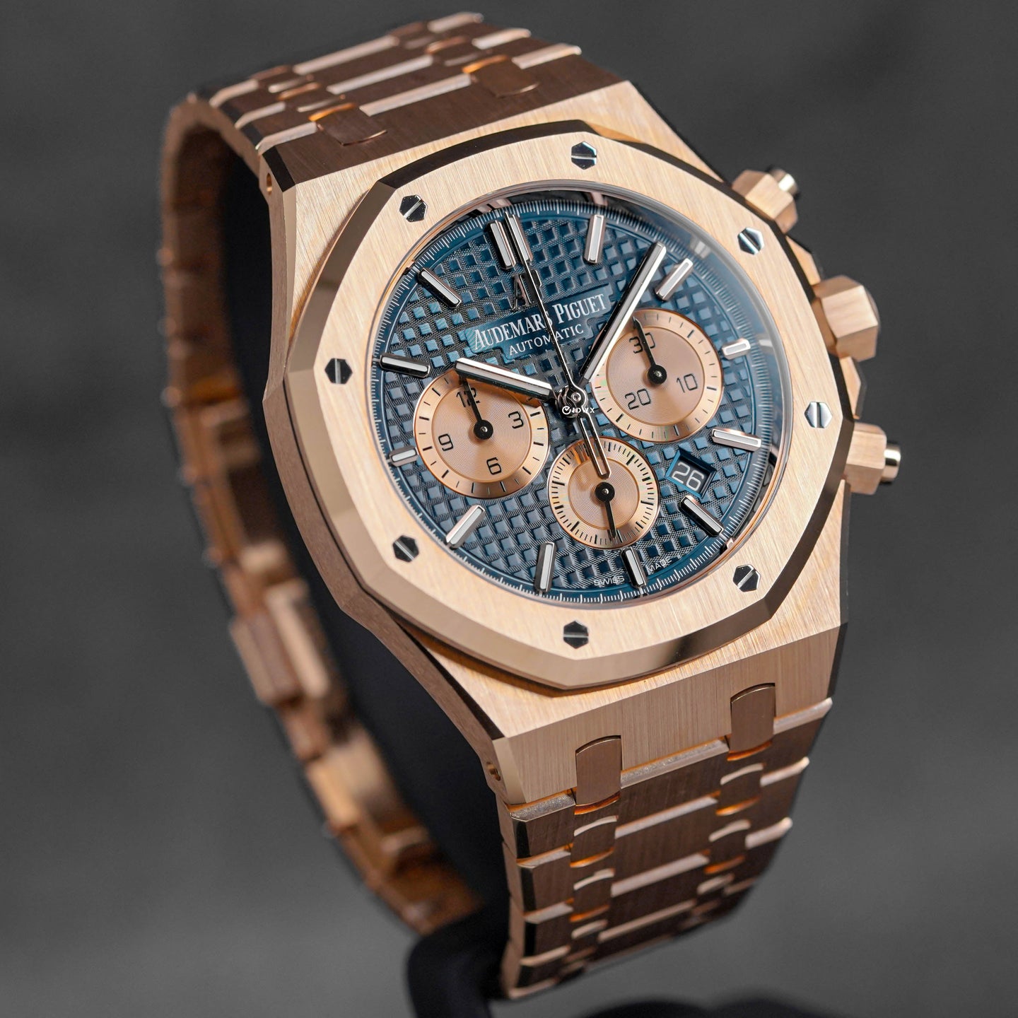 ROYAL OAK CHRONOGRAPH 41MM ROSEGOLD BLUE DIAL (2021)