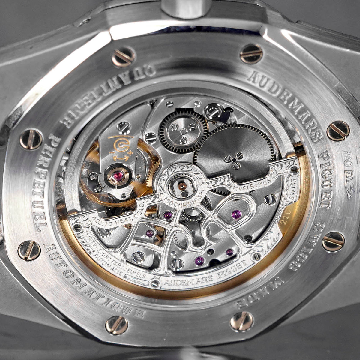 AUDEMARS PIGUET ROYAL OAK 39MM PERPETUAL CALENDAR GREY DIAL (2000 ...