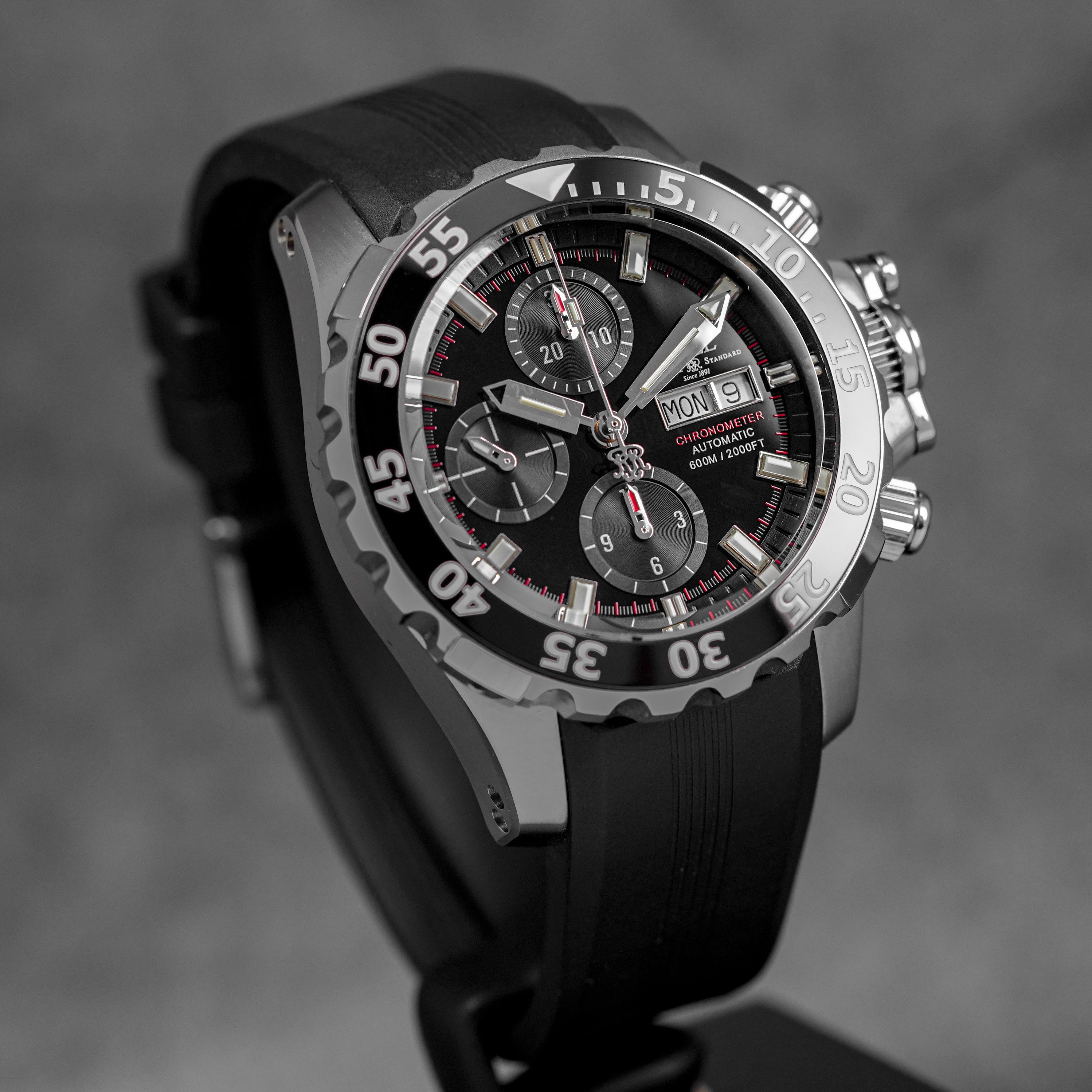 ENGINEER HYDROCARBON 'NEDU' TITANIUM CHRONOGRAPH BLACK DIAL (2015)
