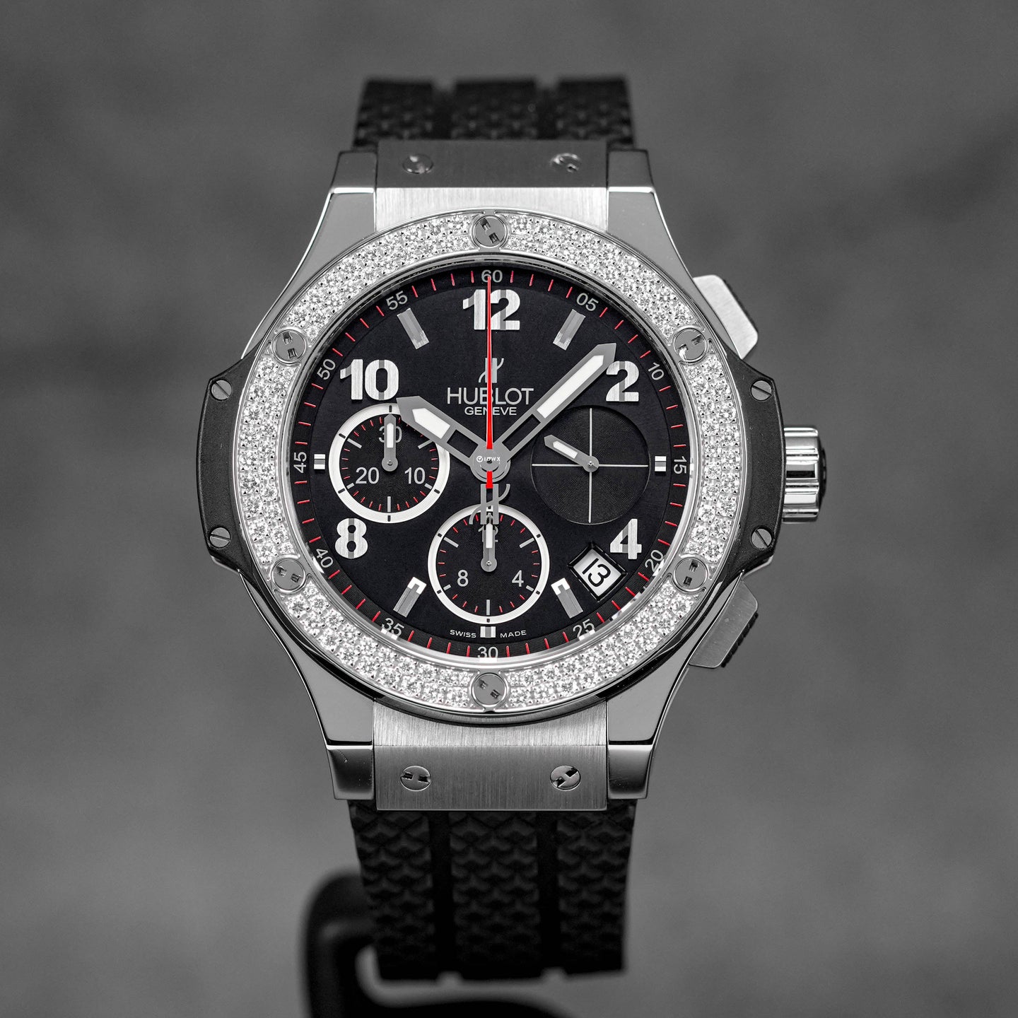 BIG BANG CHRONOGRAPH 41MM STEEL DIAMOND BEZEL (WATCH ONLY)