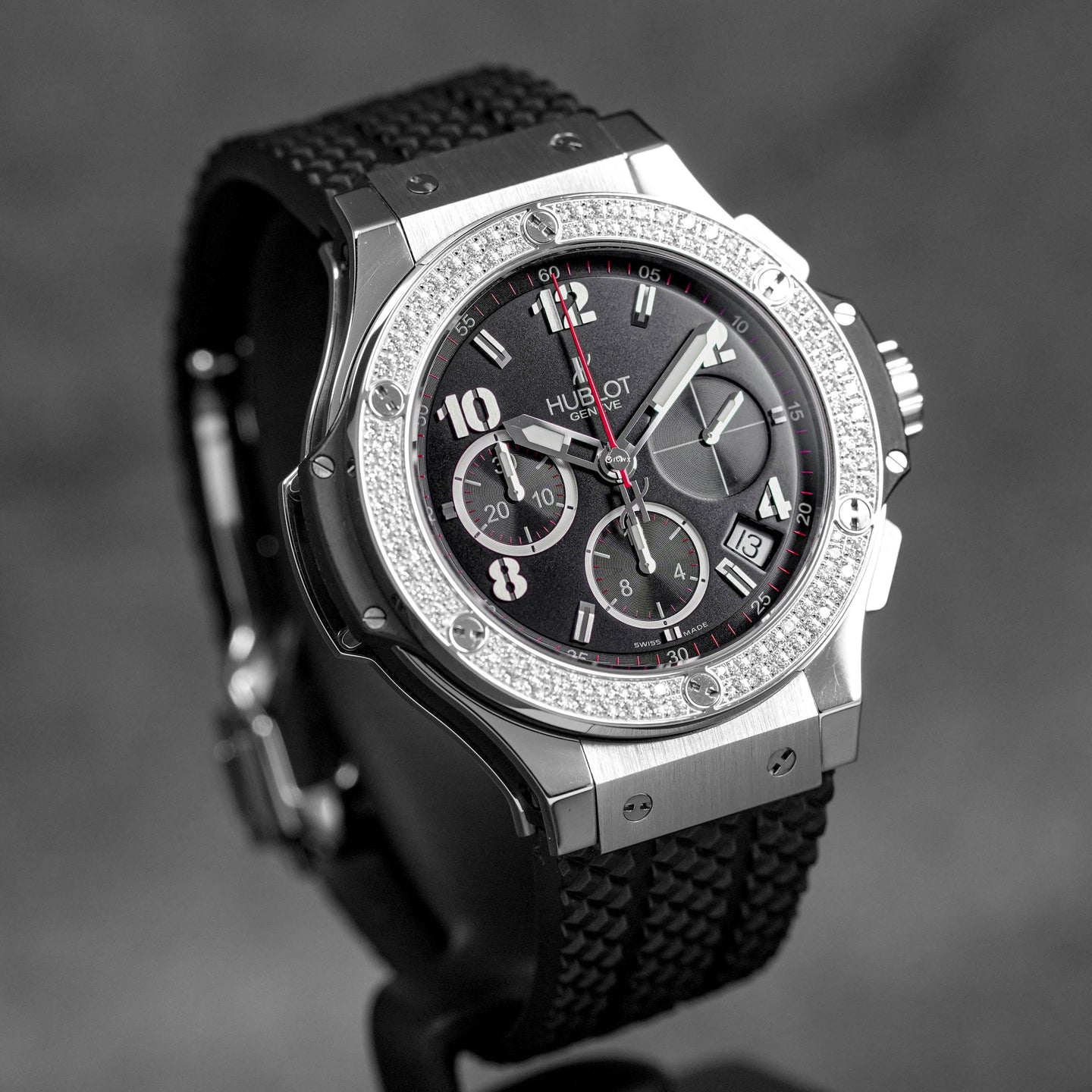 BIG BANG CHRONOGRAPH 41MM STEEL DIAMOND BEZEL (WATCH ONLY)