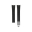 Curved Rubber Strap Black