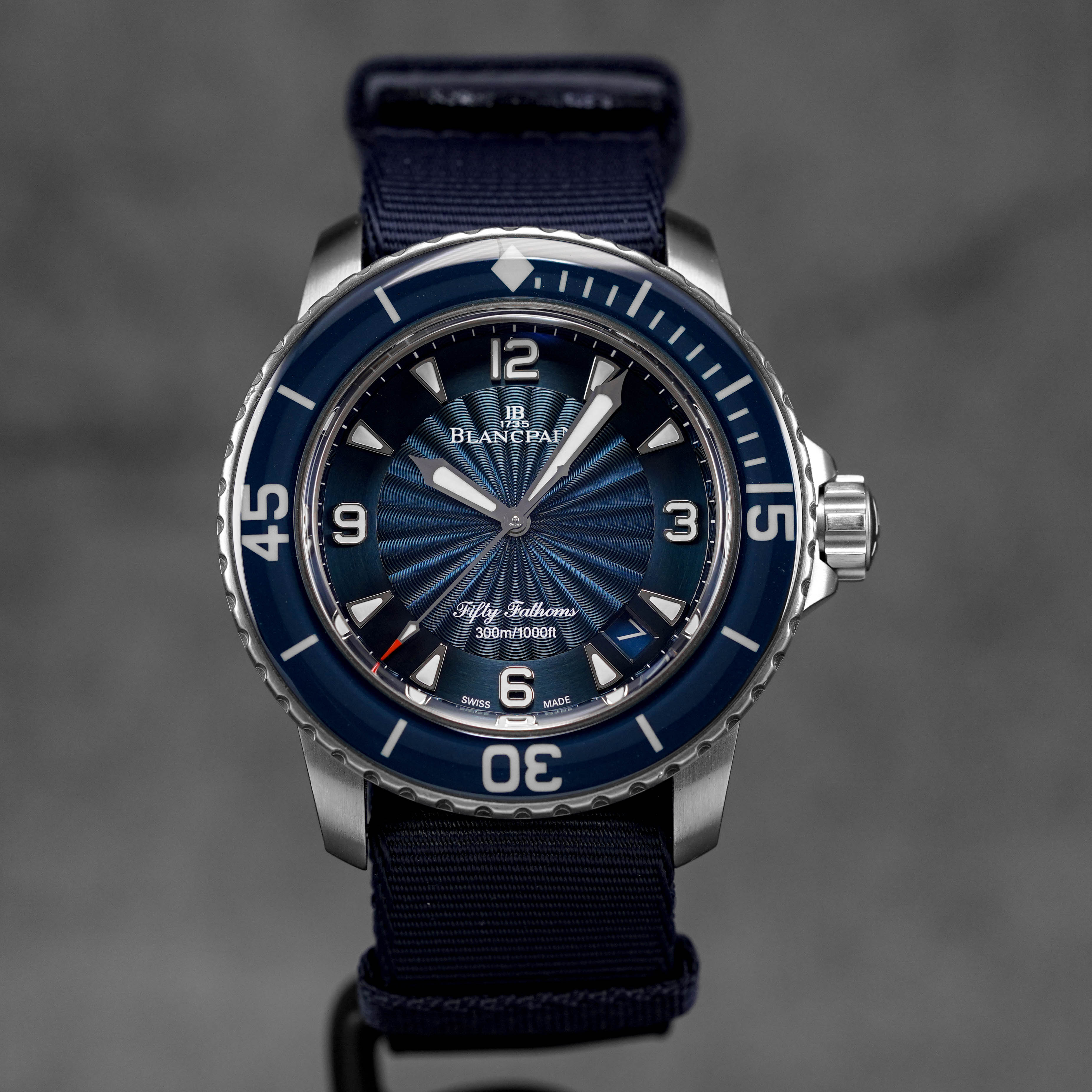 FIFTY FATHOMS AUTOMATIQUE BLUE DIAL (WATCH ONLY)