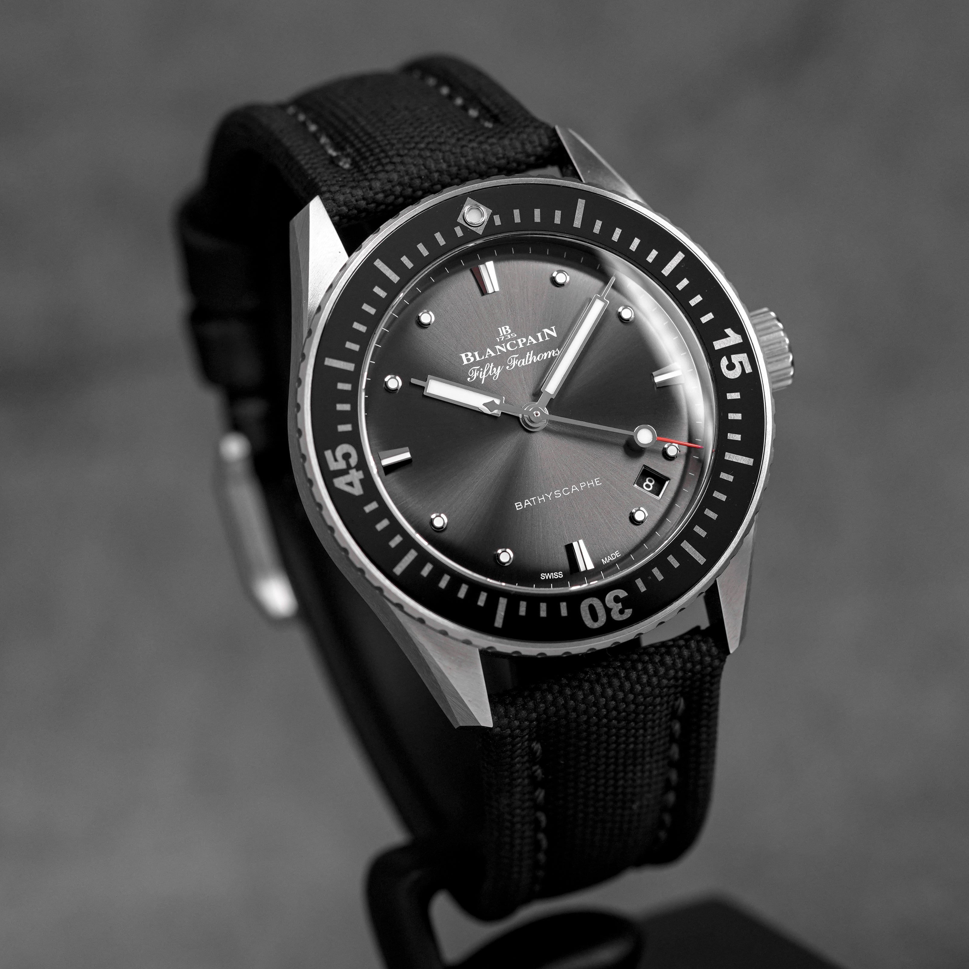 FIFTY FATHOMS BATHYSCAPHE 38MM GREY DIAL (2023)