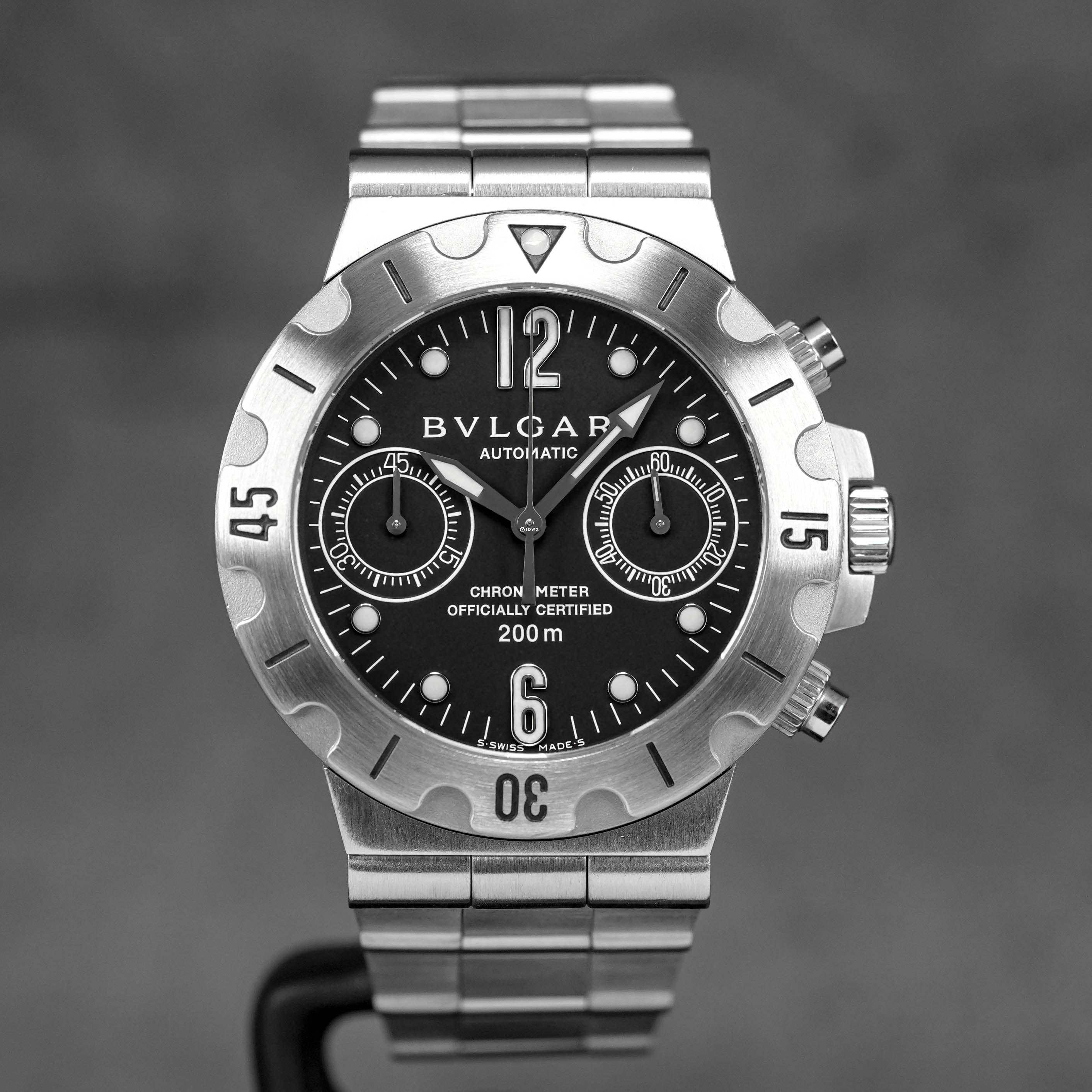 DIAGONO SCUBA CHRONOGRAPH BLACK DIAL (UNDATED)