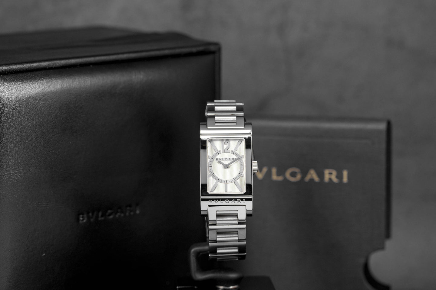 Harga Bvlgari Rettangolo Steel Silver