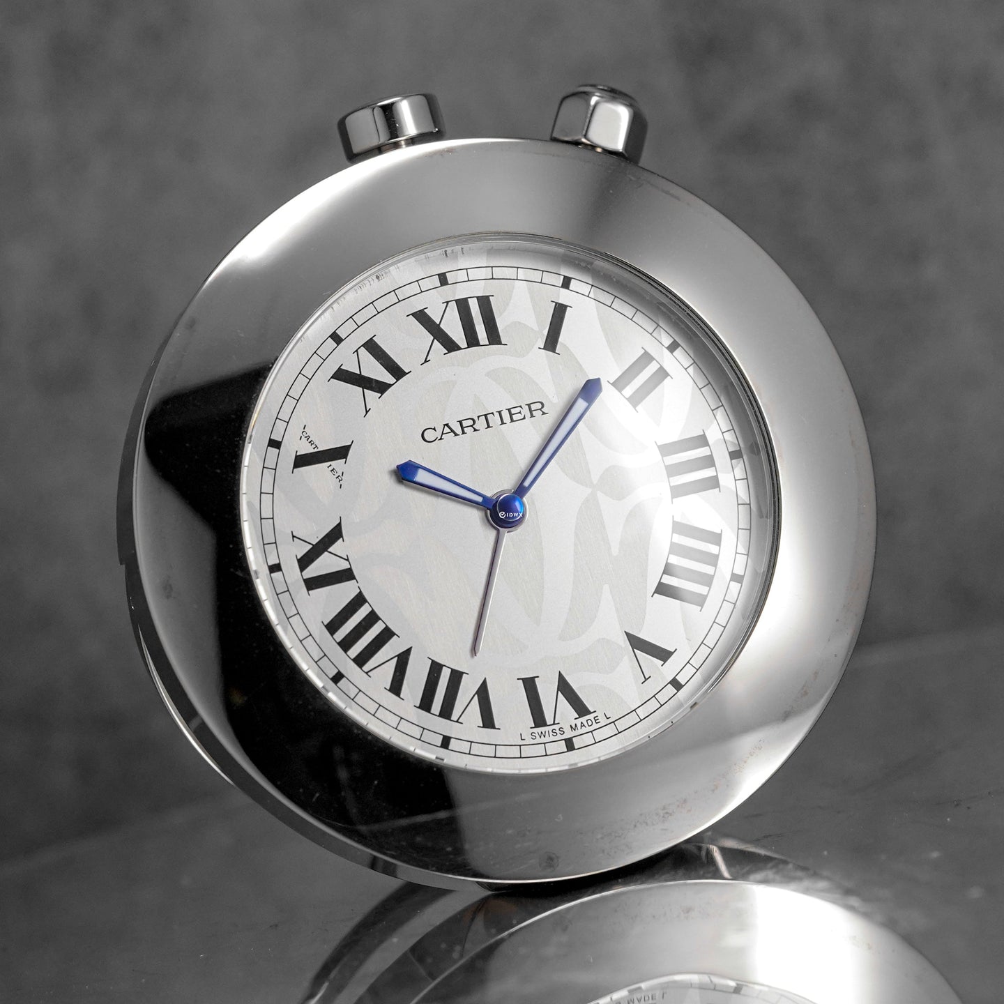 C TRAVEL CLOCK STEEL (WATCH & BOX)