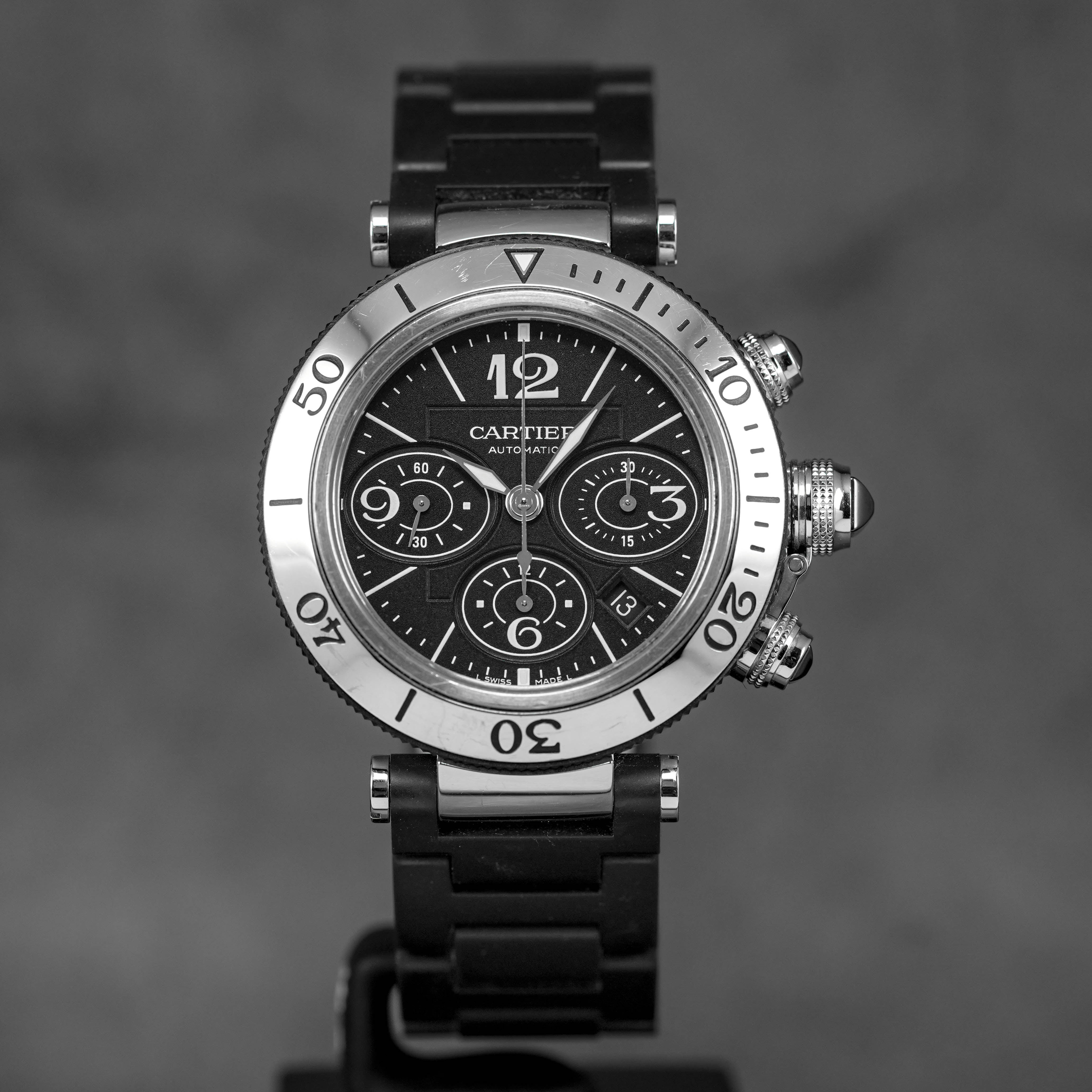 PASHA SEATIMER CHRONOGRAPH BLACK DIAL (2014)
