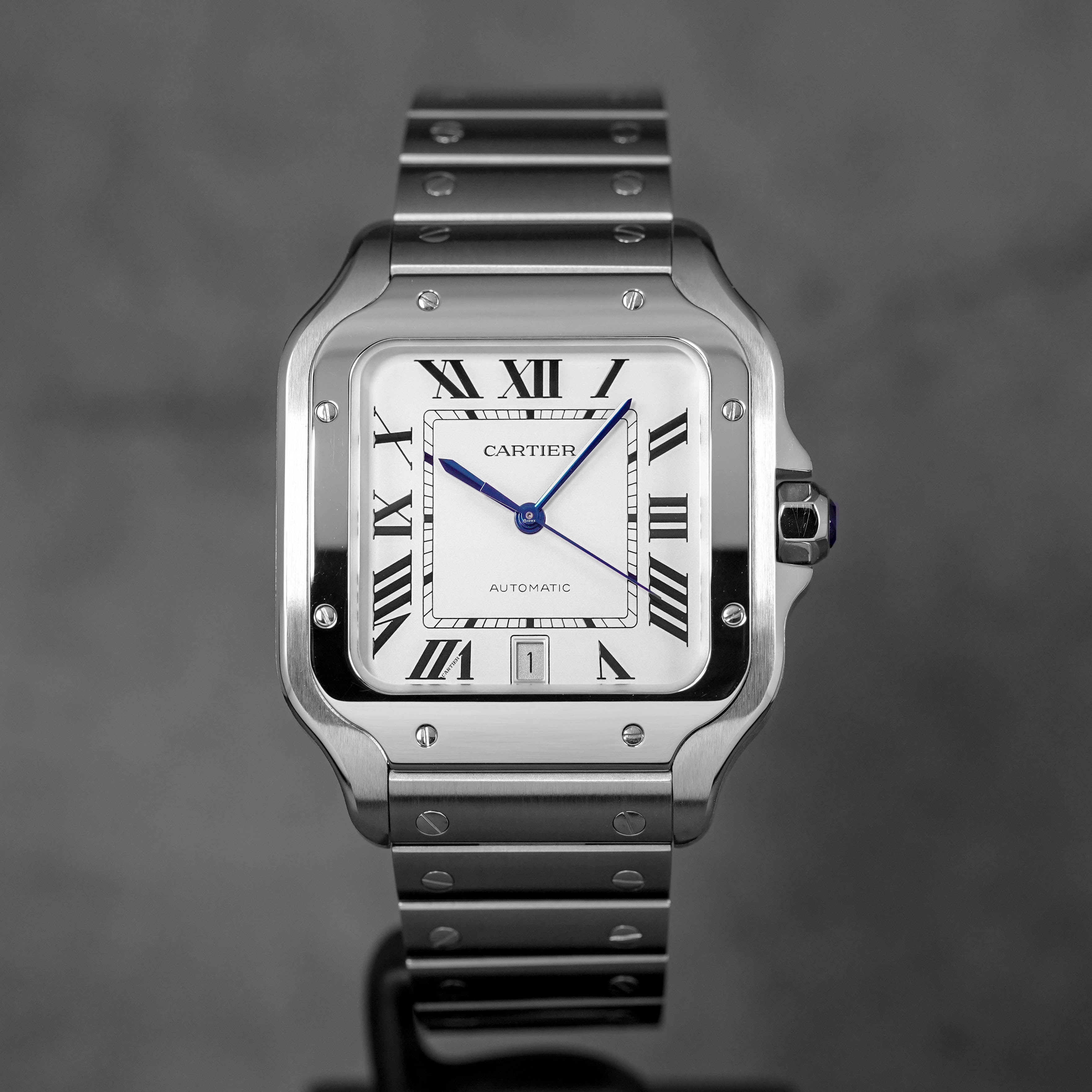 SANTOS DE CARTIER L SILVER DIAL (2023)