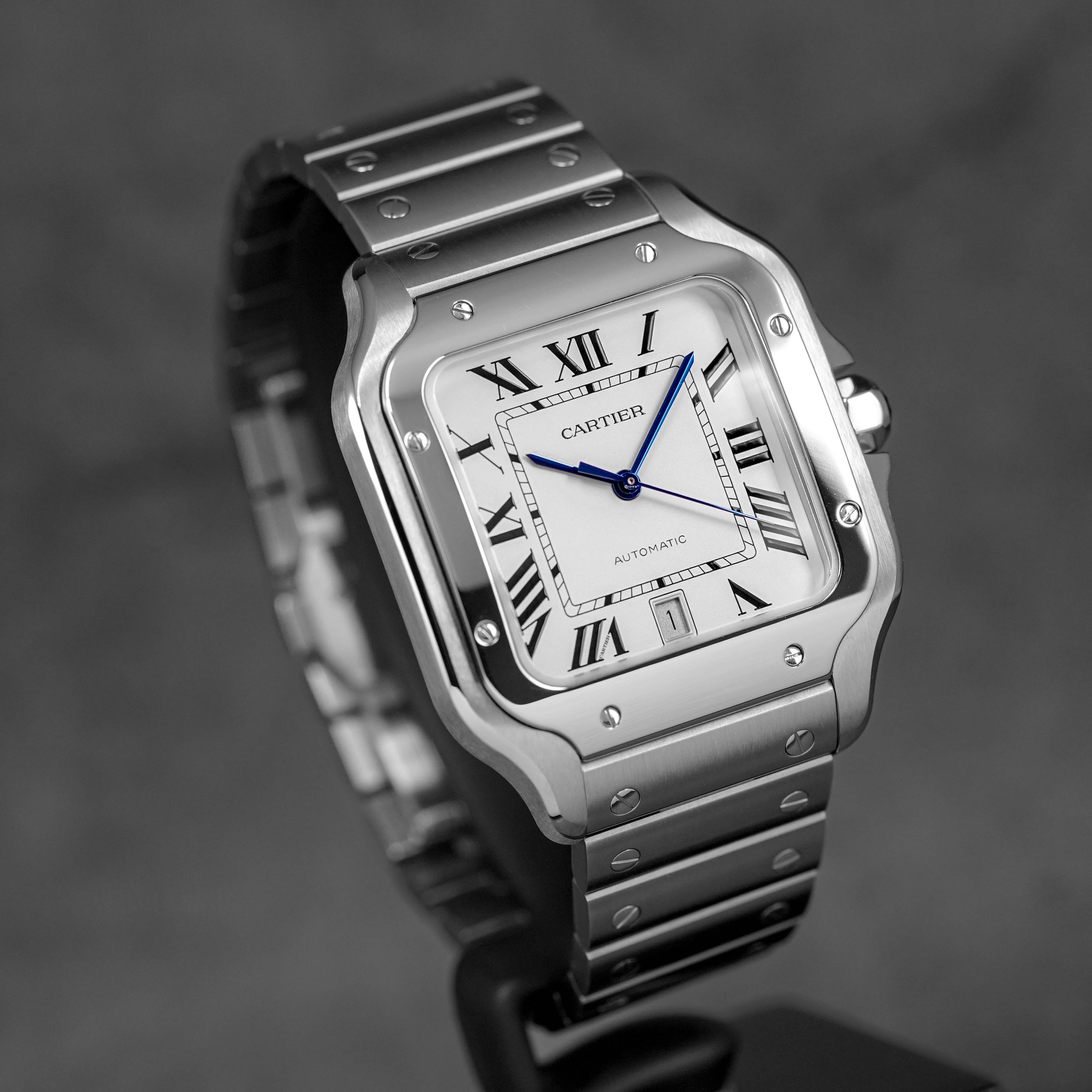 SANTOS DE CARTIER L SILVER DIAL (2023)