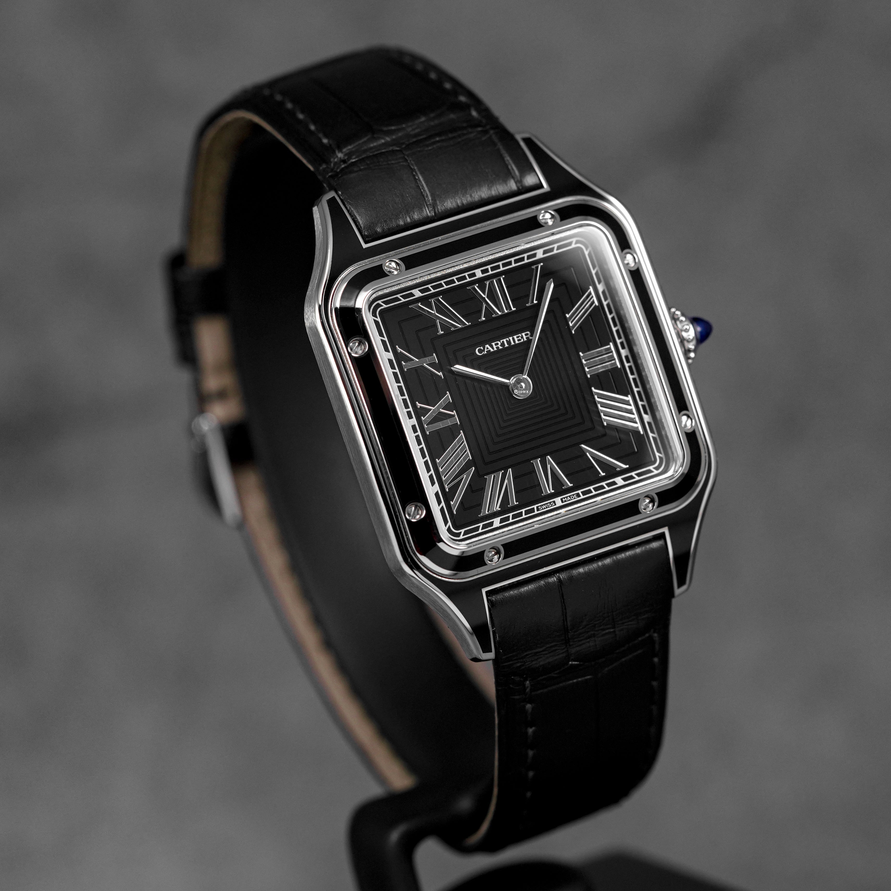 SANTOS DUMONT L BLACK LACQUER DIAL (2025)
