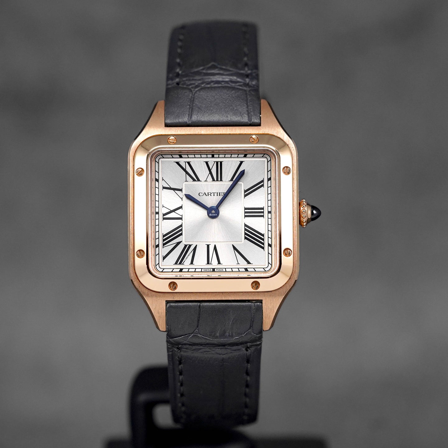 SANTOS DUMONT S ROSEGOLD SILVER DIAL (2023)