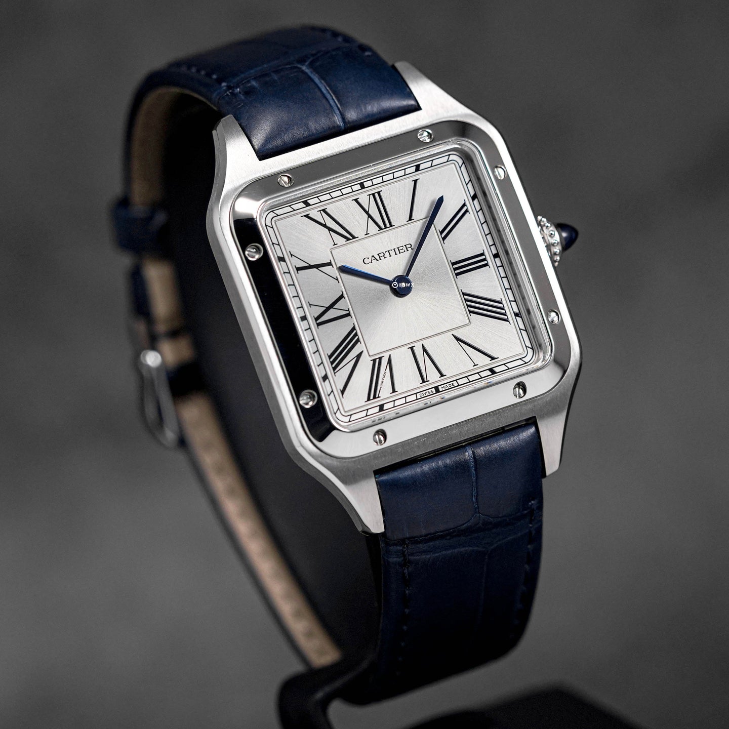 SANTOS DUMONT L SILVER DIAL (2023)