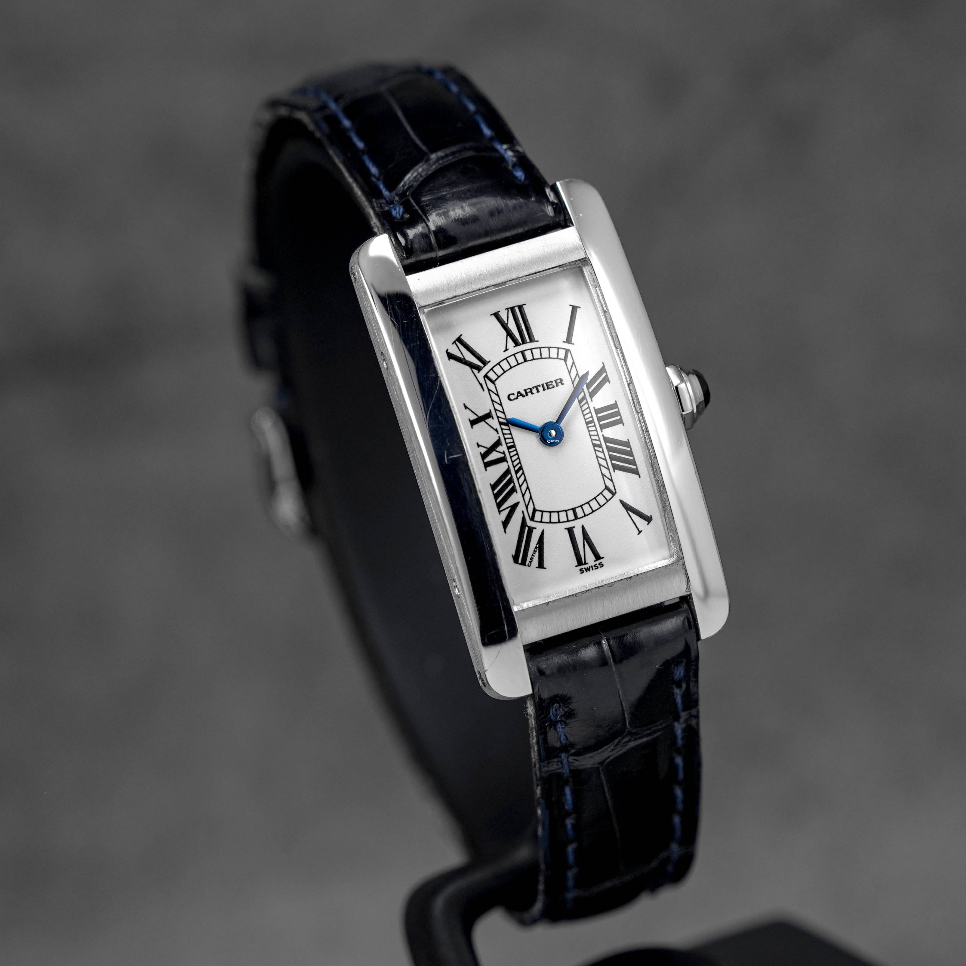 TANK AMERICAINE WHITEGOLD SILVER DIAL (WATCH ONLY)