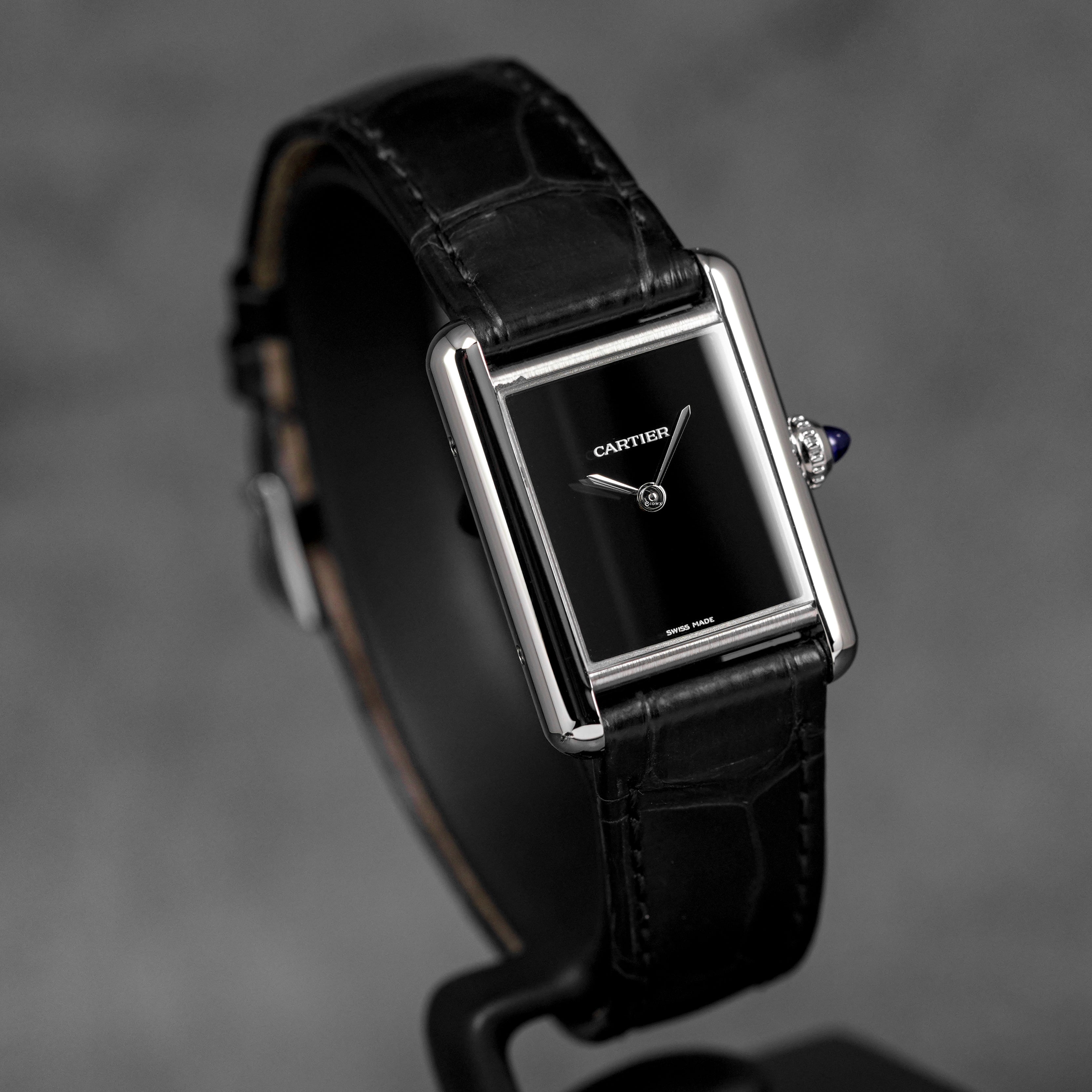 TANK MUST DE CARTIER S BLACK DIAL (2024)
