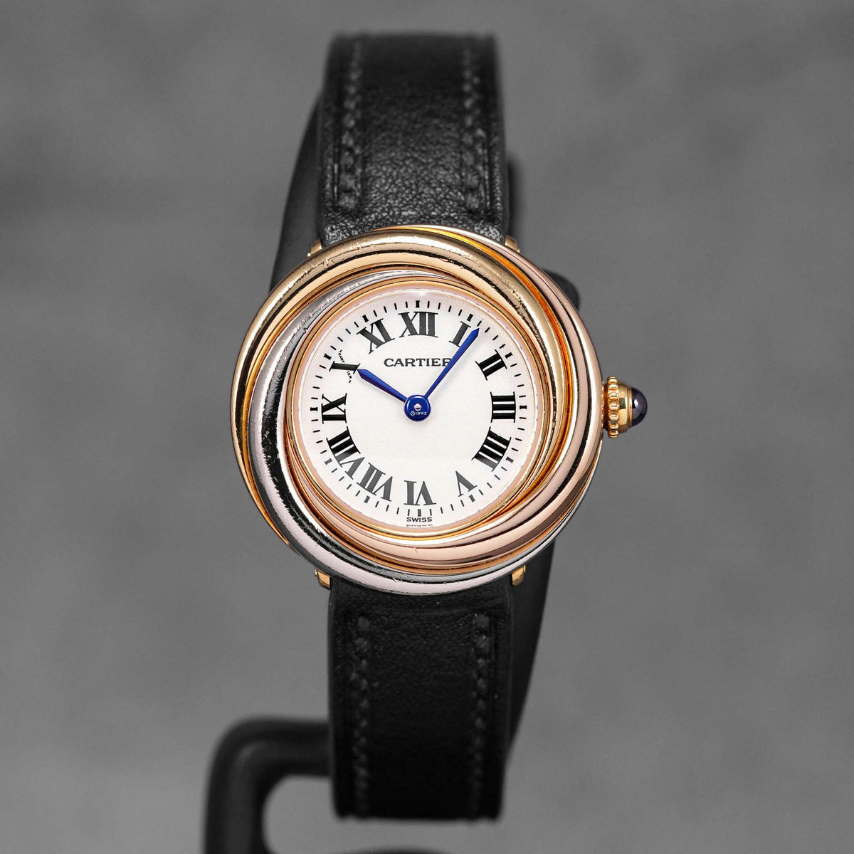 CARTIER TRINITY 27MM TRI-COLOR GOLD IVORY DIAL (WATCH ONLY) – ONELUXE