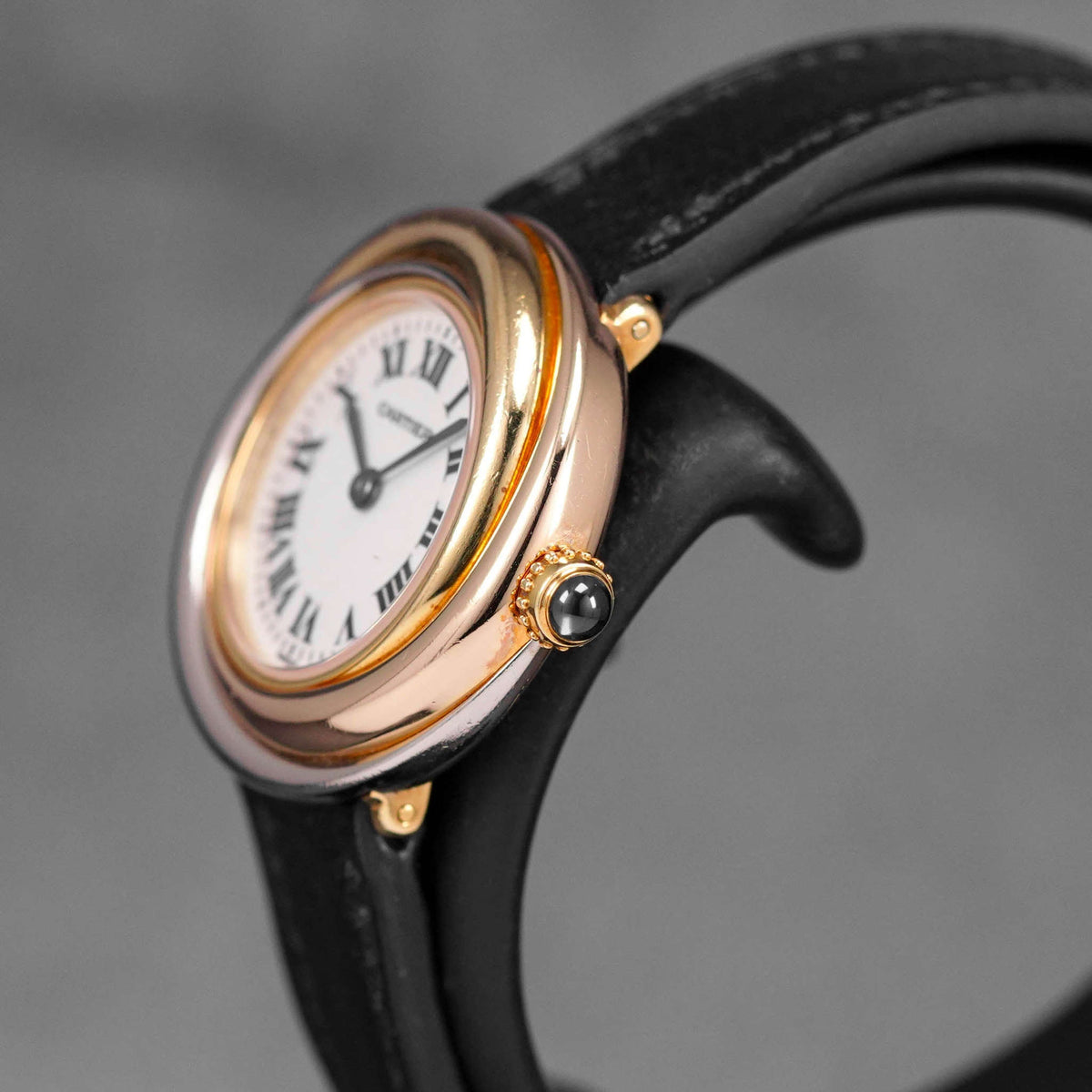 CARTIER TRINITY 27MM TRI-COLOR GOLD IVORY DIAL (WATCH ONLY) – ONELUXE