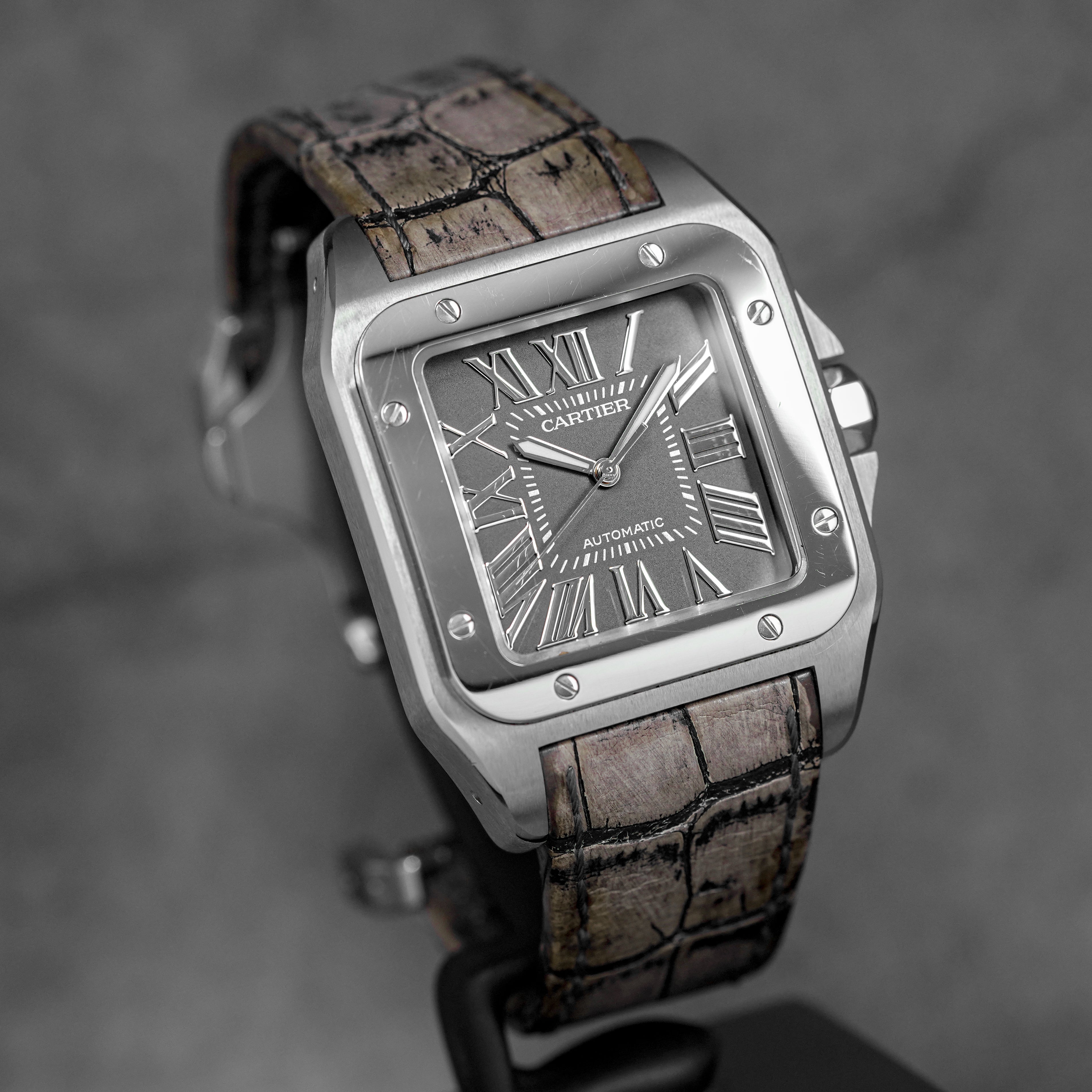 SANTOS 100 XL 'KINGS ROAD 100 YEARS' GREY DIAL (2010)