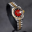 DATEJUST 26MM TWOTONE YELLOWGOLD RED OMBRE DIAMOND DIAL (WATCH ONLY)