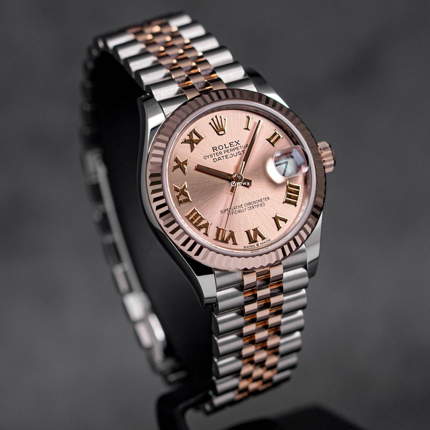 DATEJUST 31MM TWOTONE ROSEGOLD SALMON ROMAN DIAL (2023)