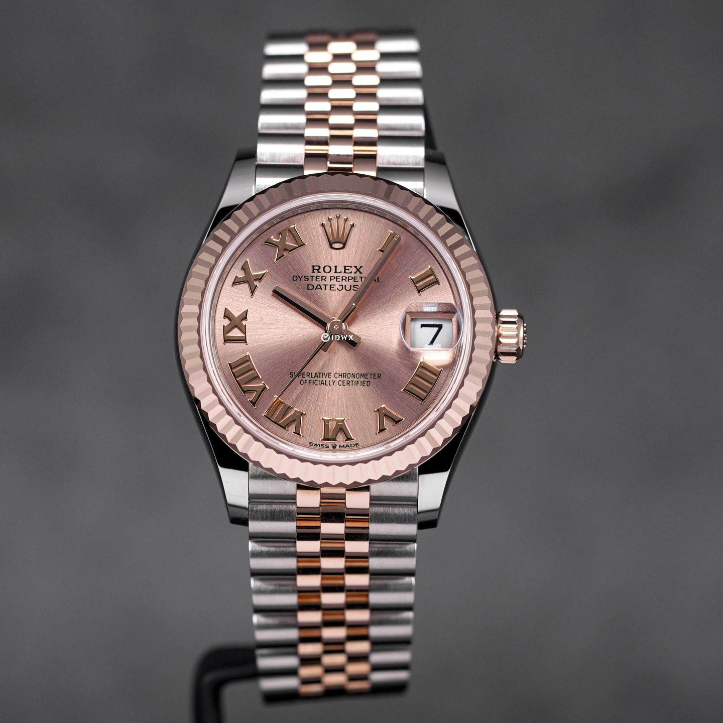 DATEJUST 31MM TWOTONE ROSEGOLD SALMON ROMAN DIAL (2023)