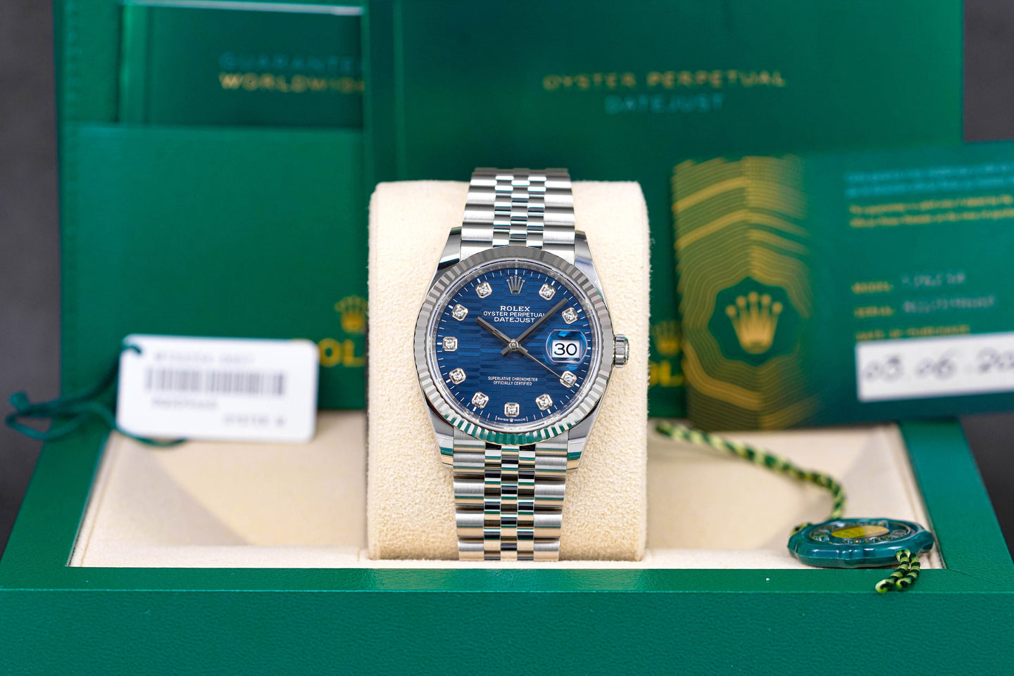 Rolex Datejust 36 Blue Fluted