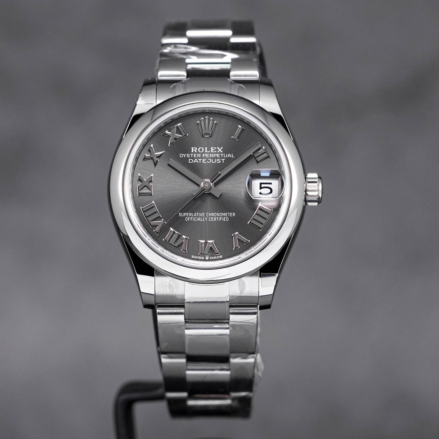 DATEJUST 31MM RHODIUM ROMAN DIAL (2023)