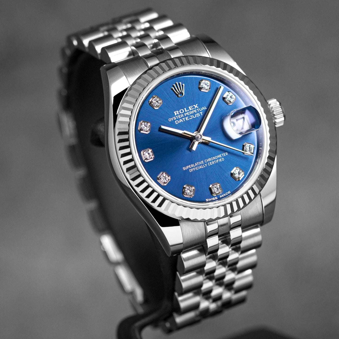 DATEJUST 31MM BLUE DIAMOND DIAL (2018)