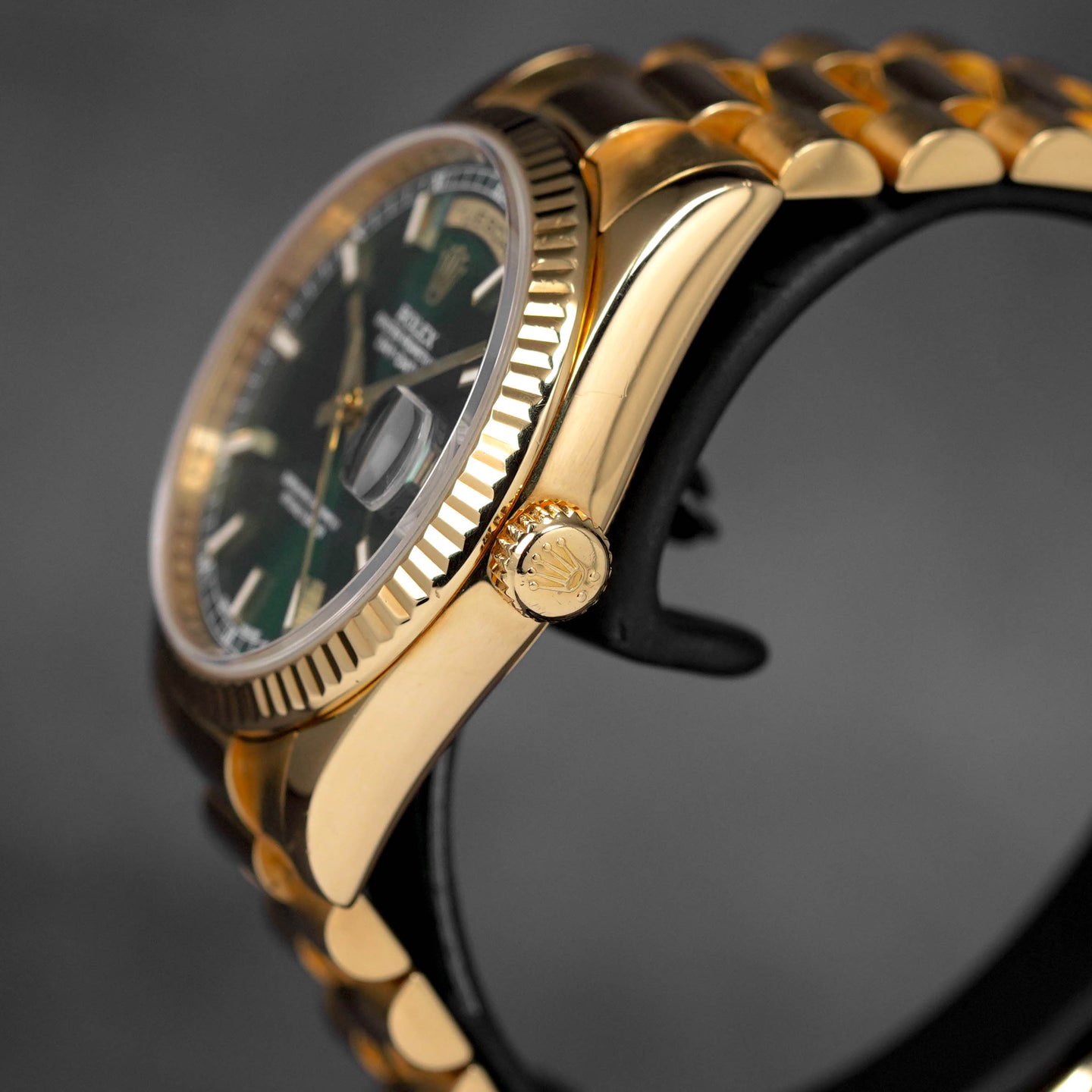 Daydate Yellowgold Green Dial