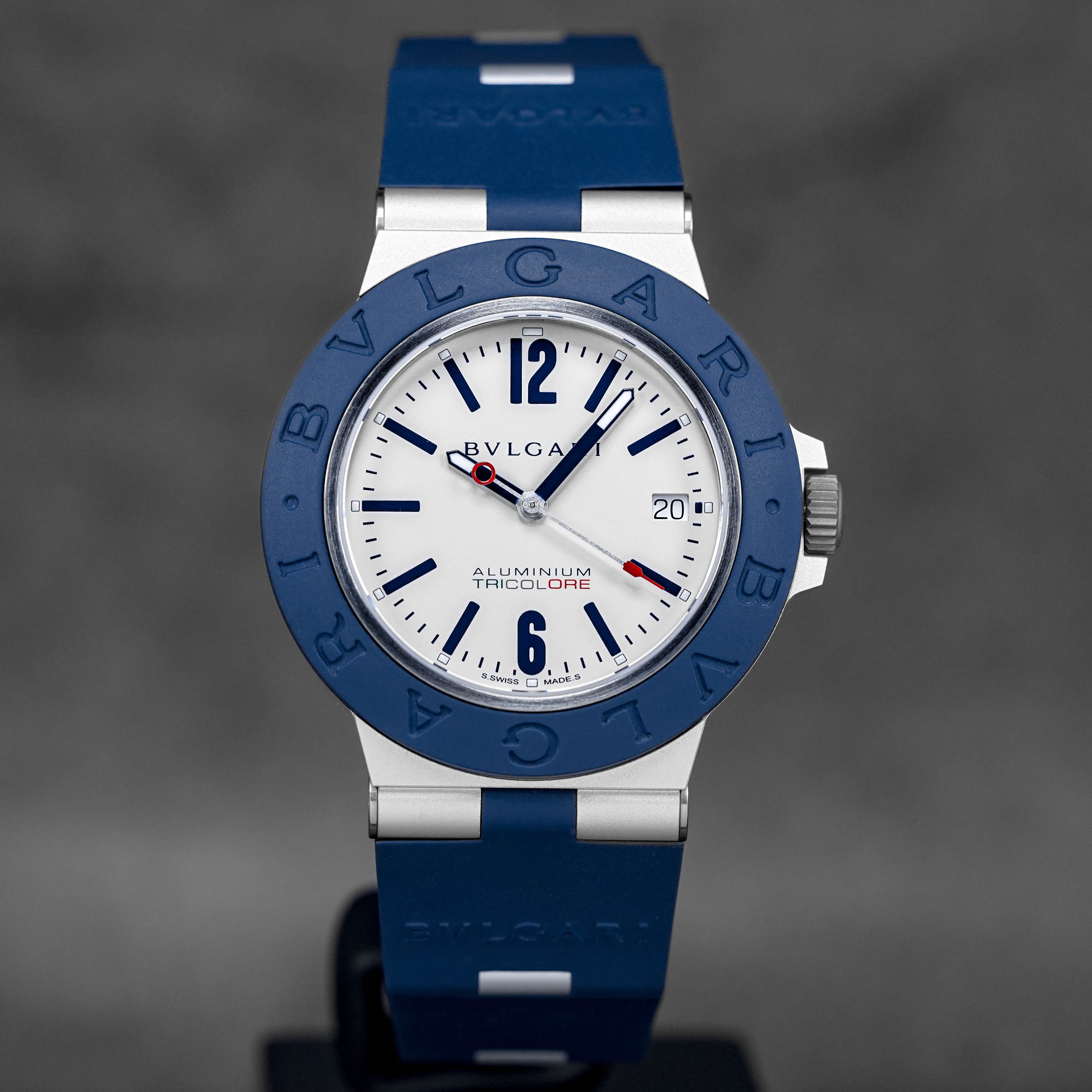 DIAGONO ALUMUNIUM 40MM 'ITALIA TRICOLORE' LIMITED EDITION (WATCH & BOX)