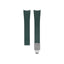 Curved Rubber Strap Emerald Green