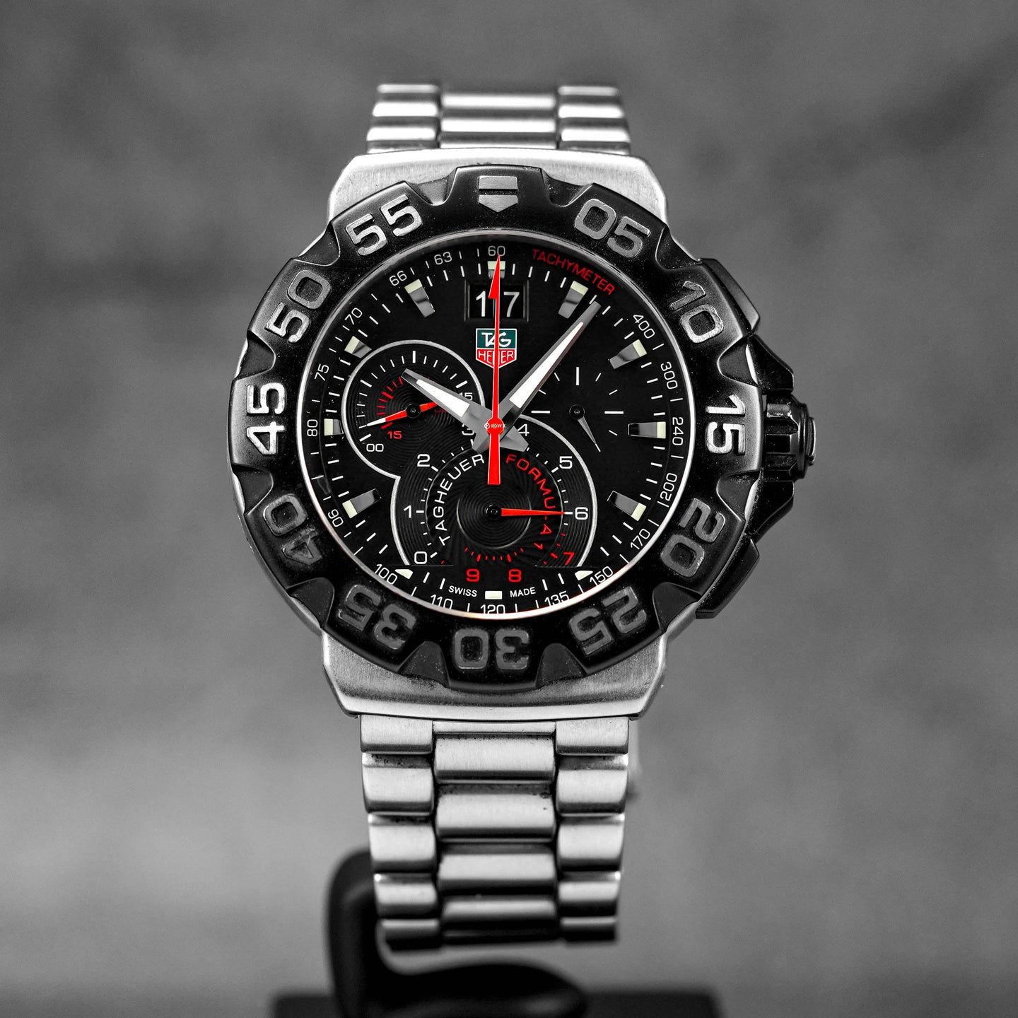 FORMULA 1 GRANDE CHRONOGRAPH STEEL BLACK DIAL (WATCH ONLY)