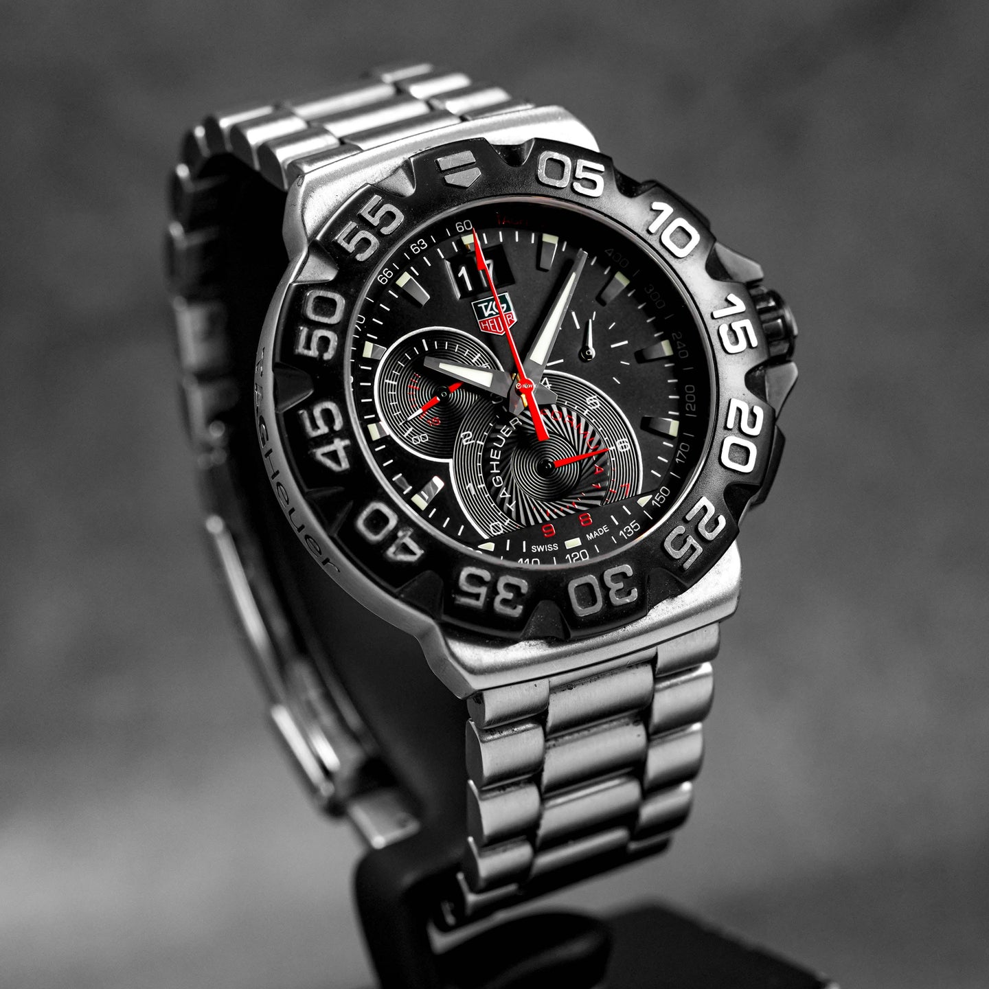 FORMULA 1 GRANDE CHRONOGRAPH STEEL BLACK DIAL (WATCH ONLY)