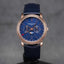 CLASSICS BUSINESS TIMER MOONPHASE ROSEGOLD-PLATED STEEL BLUE DIAL (2025)